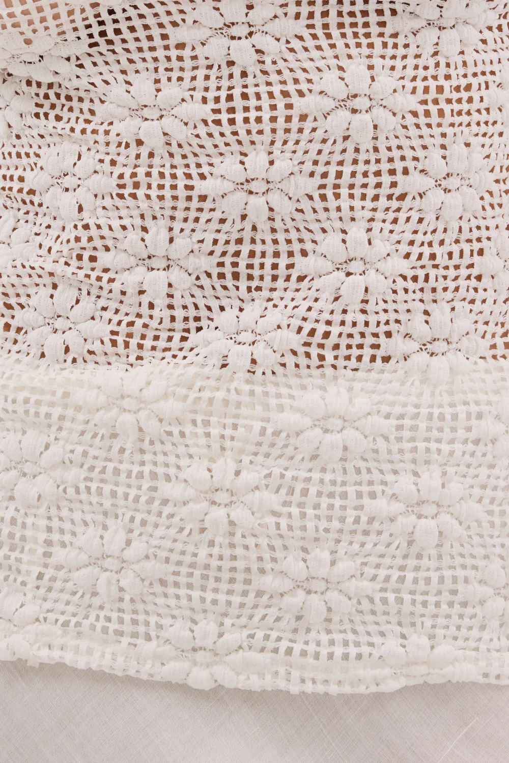 AGNES WHITE CROCHET BANDEAU TOP - Image 6
