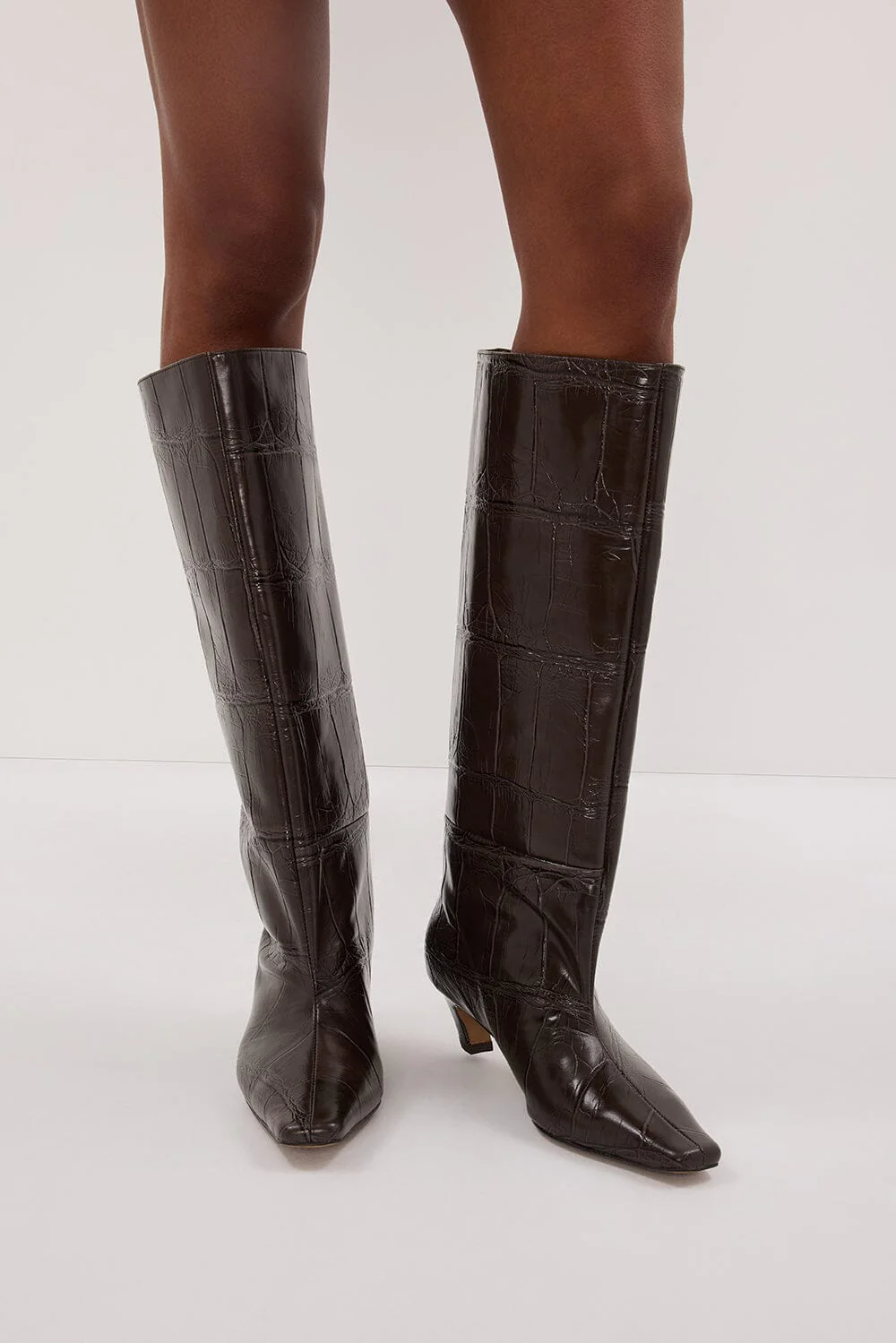 ALIAS MAE CRAWFORD BOOT CHOC CROC - Image 3