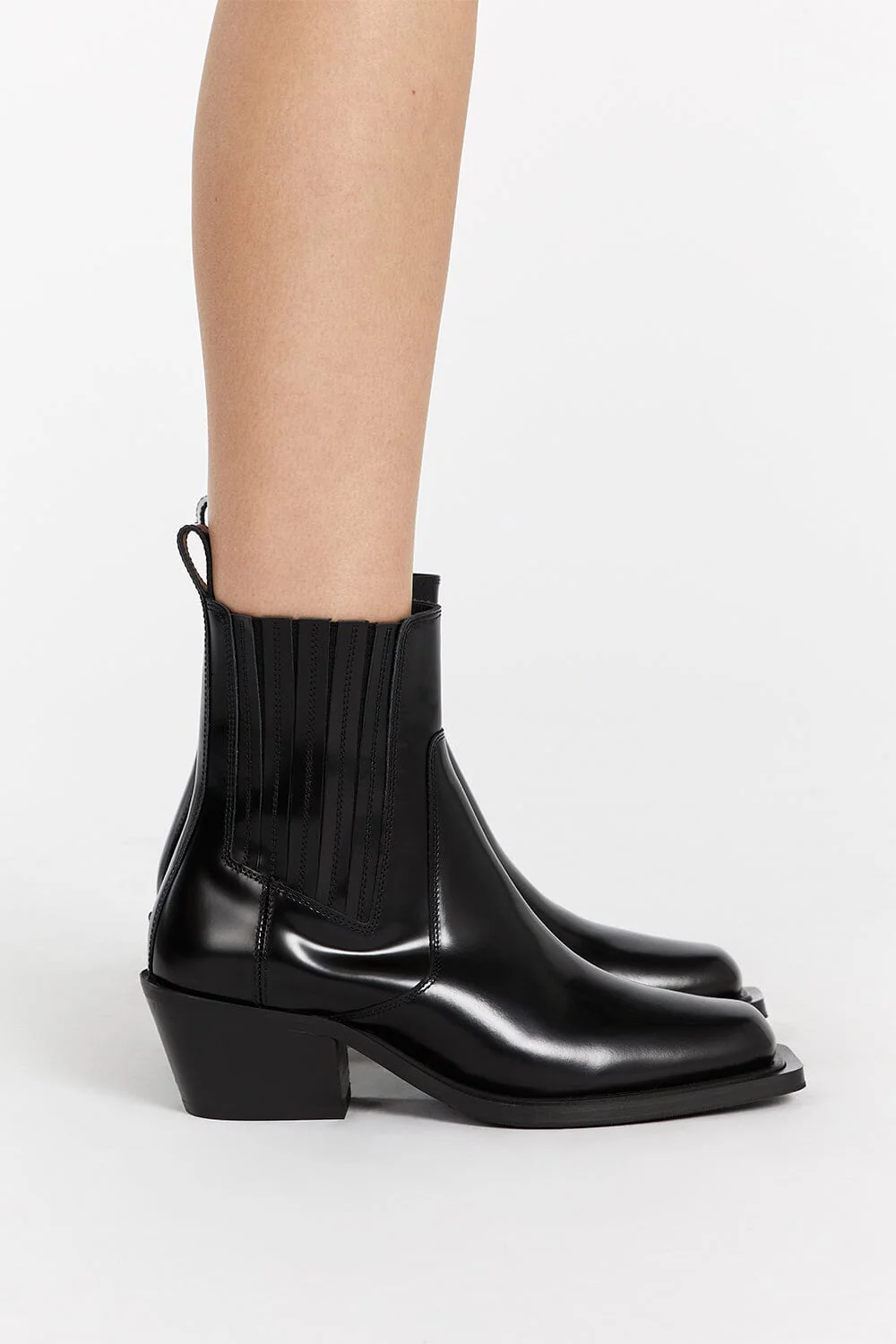 ALOHAS DENVER BLACK LEATHER BOOT - Image 2
