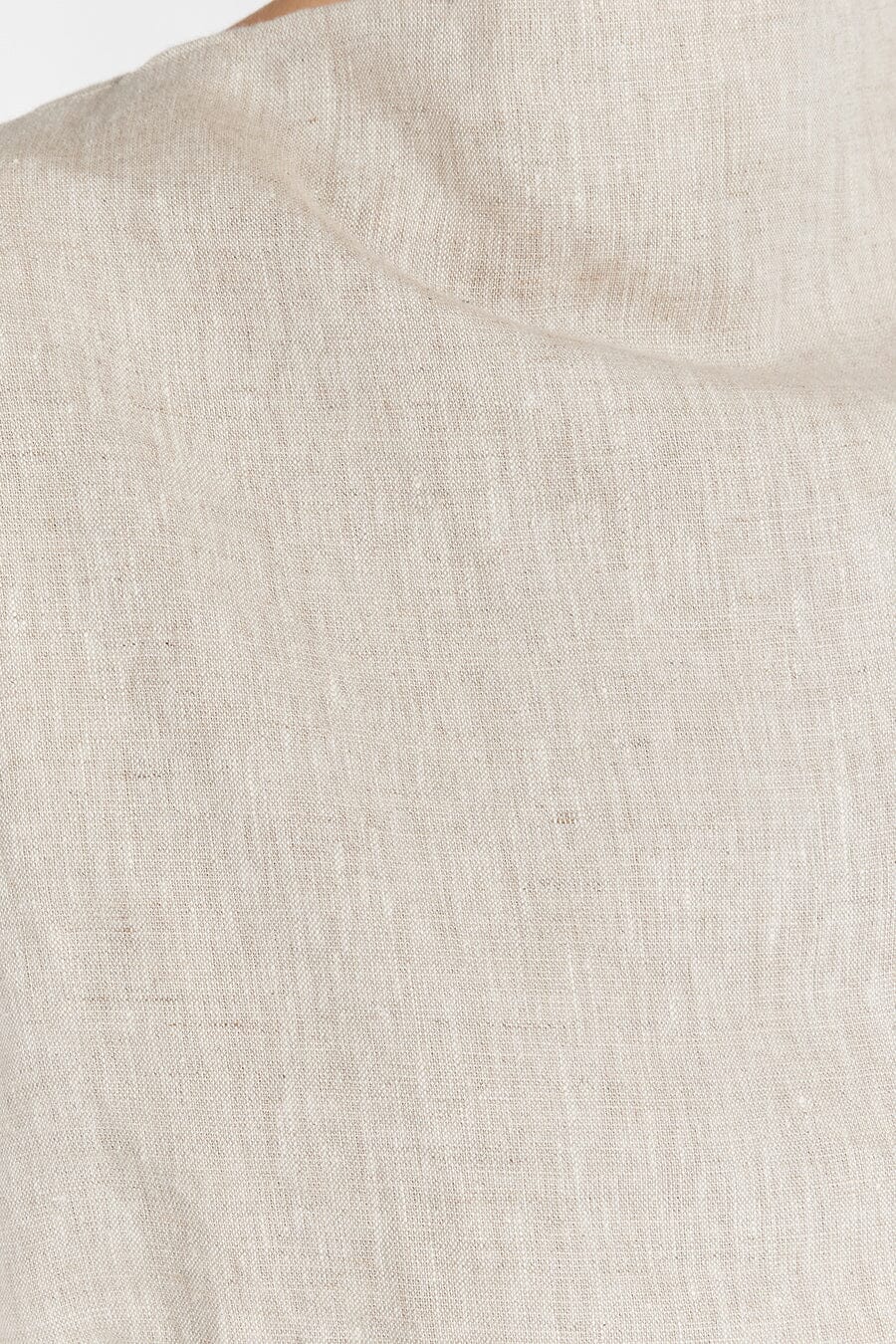 AMY NATURAL LINEN BUBBLE TOP - Image 6