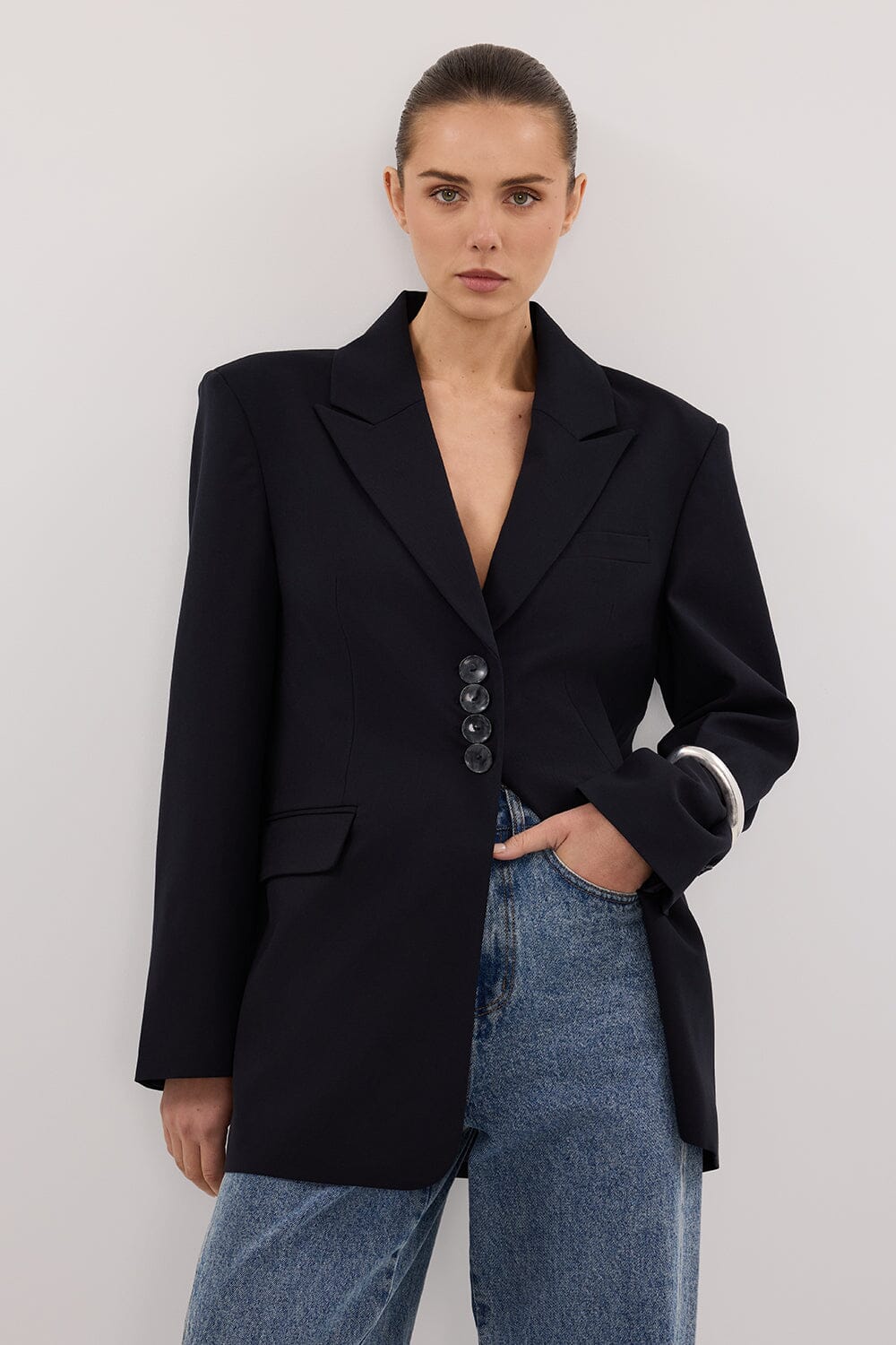 ANDIE INK OVERSIZED BLAZER - Image 2