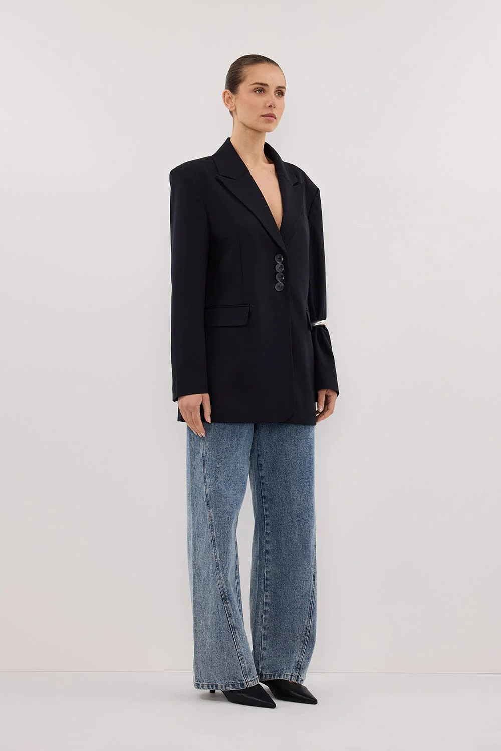 ANDIE INK OVERSIZED BLAZER - Image 3
