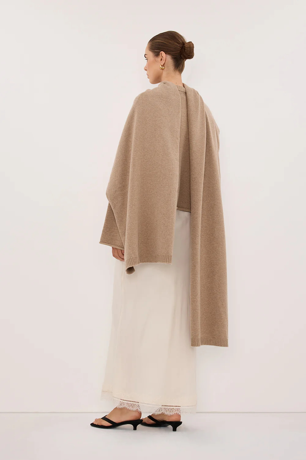 ANDIE OAT SCARF KNIT SWEATER - Image 4
