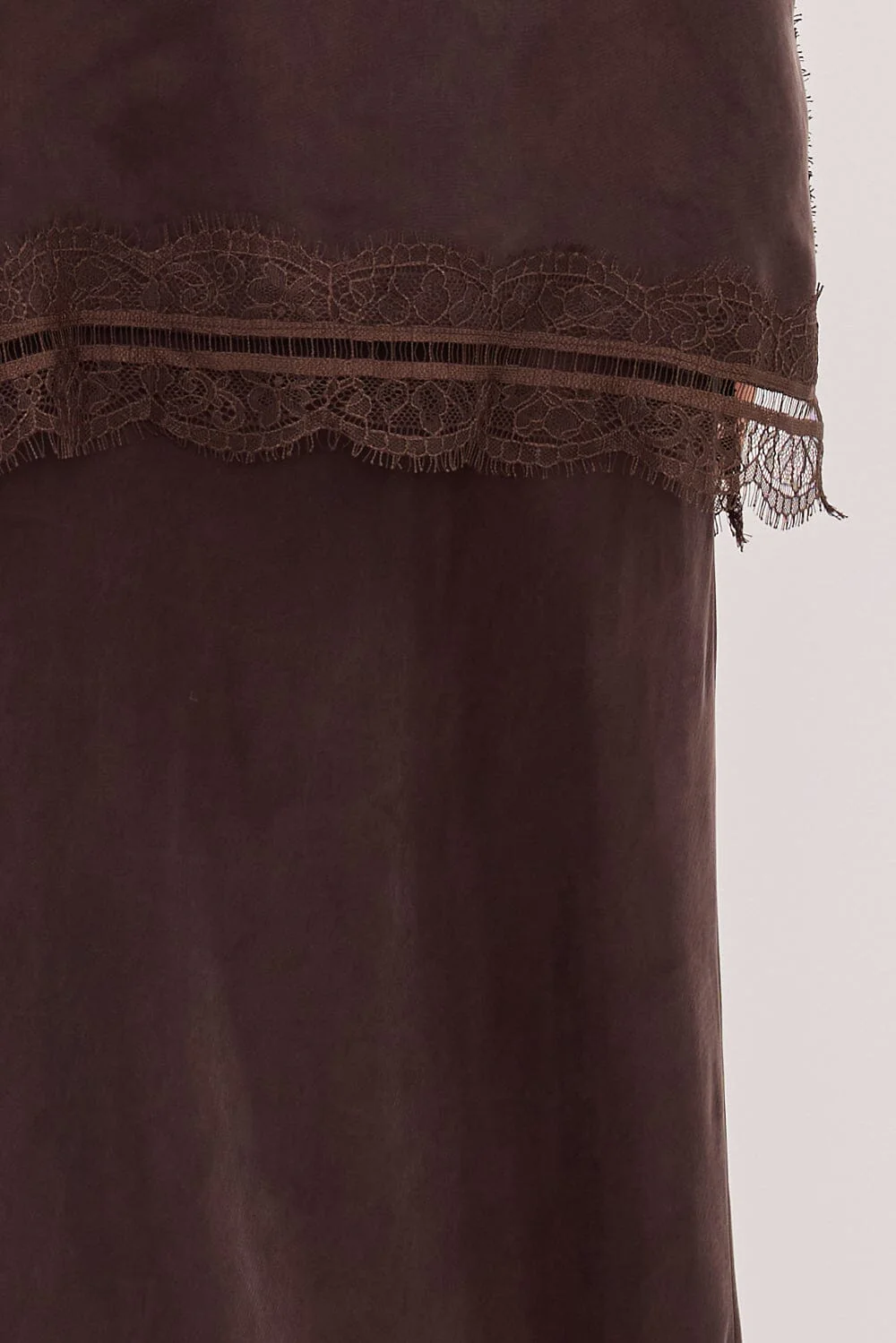 ANDREA PLUM CHOC CUPRO MIDI SKIRT - Image 6