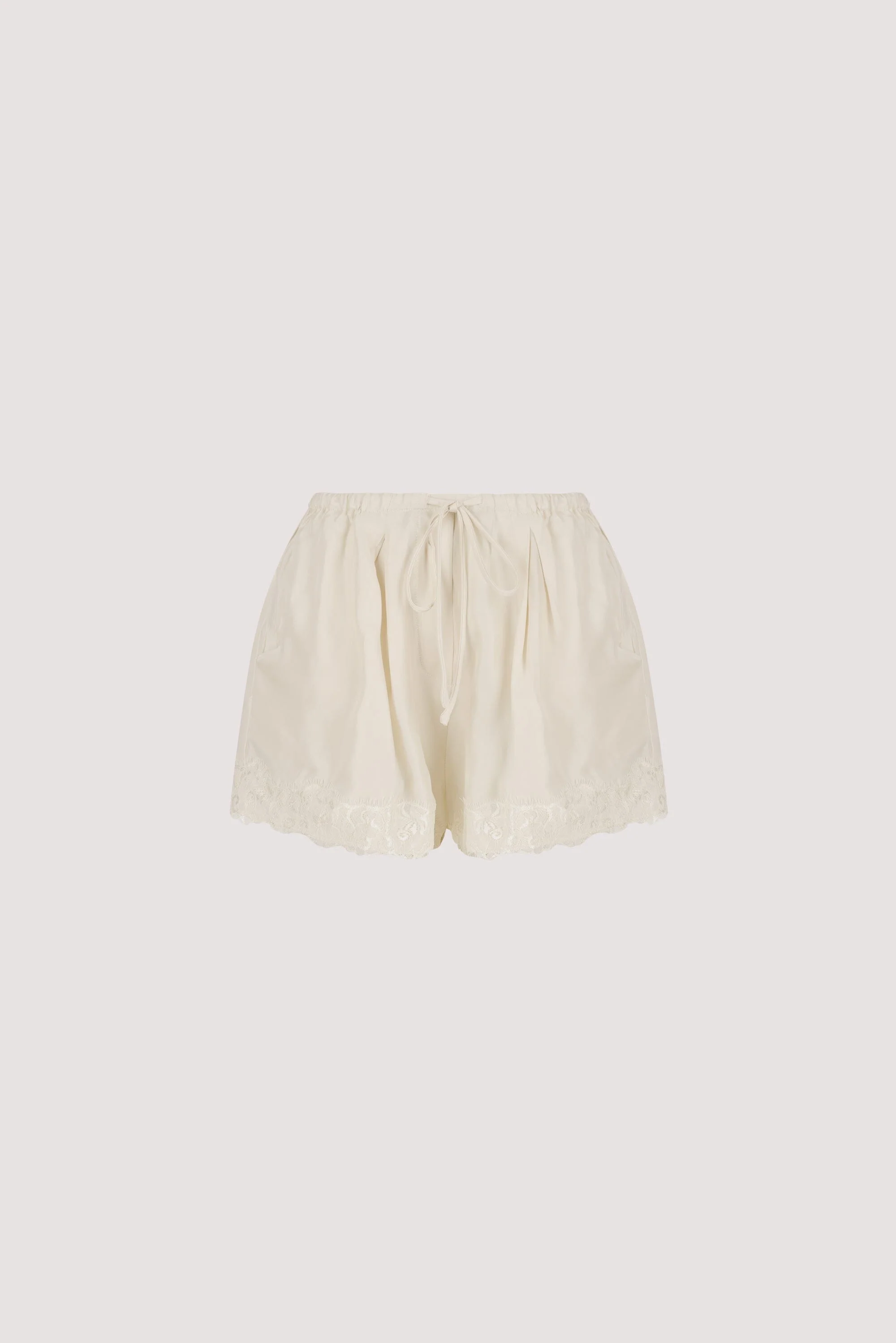 ANDREA SANDSTONE CUPRO LACE SHORT - Image 6
