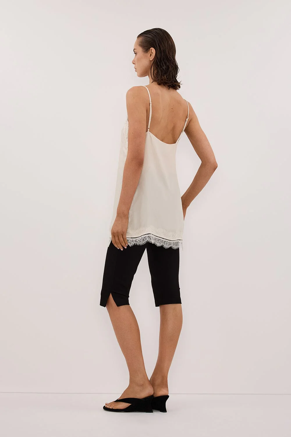ANDREA SANDSTONE SLEEVELESS LACE CAMI TOP - Image 8