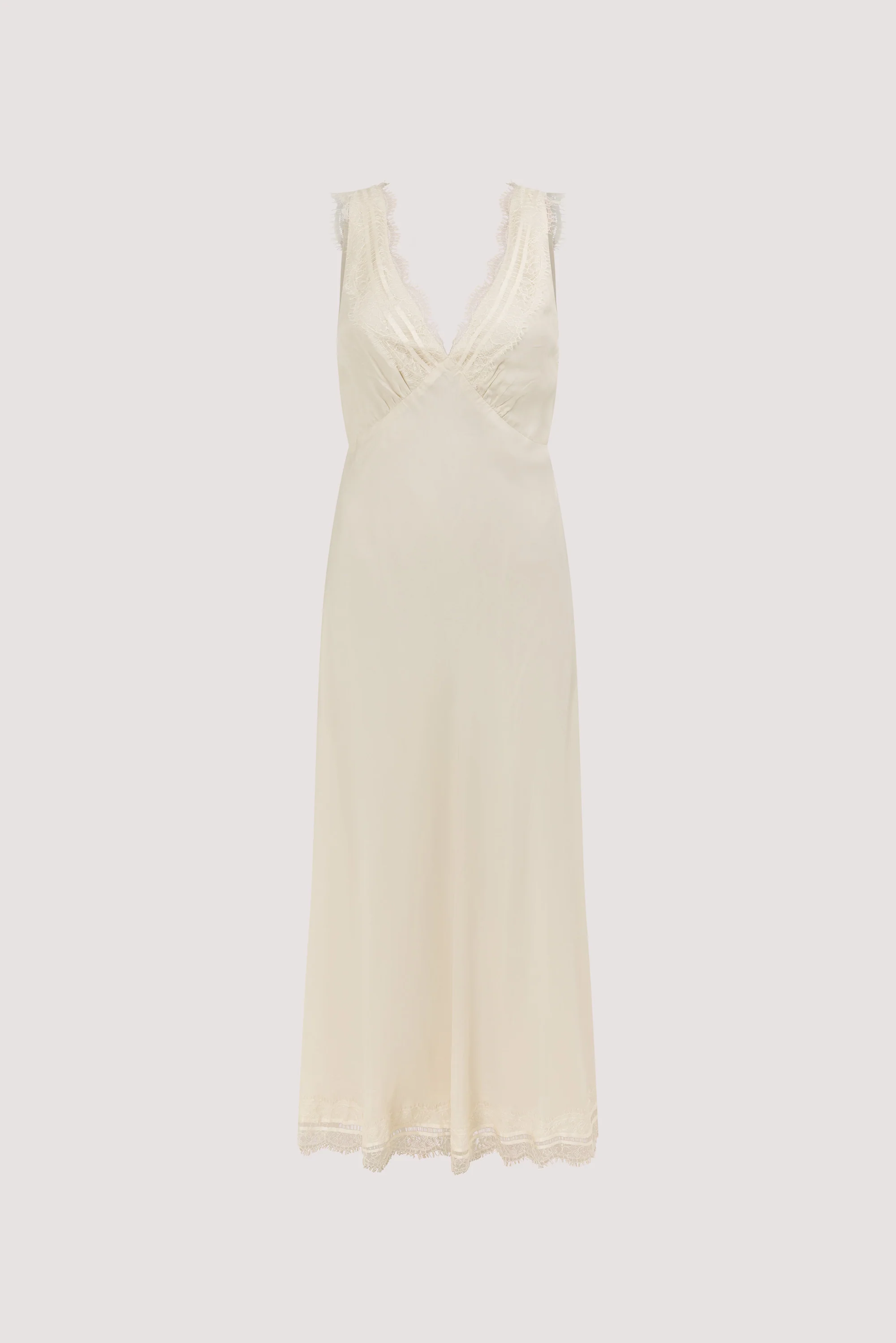 ANDREA SANDSTONE CUPRO MIDI DRESS - Image 6