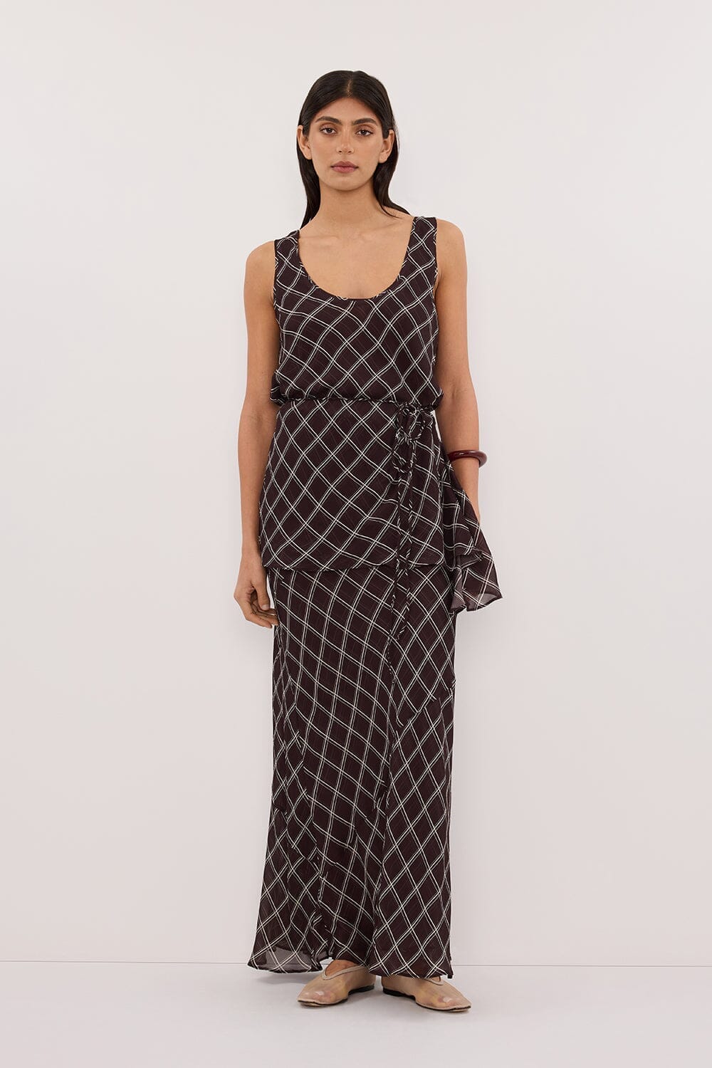 ARLINGTON CHOC SLEEVELESS CAMI TOP - Image 6