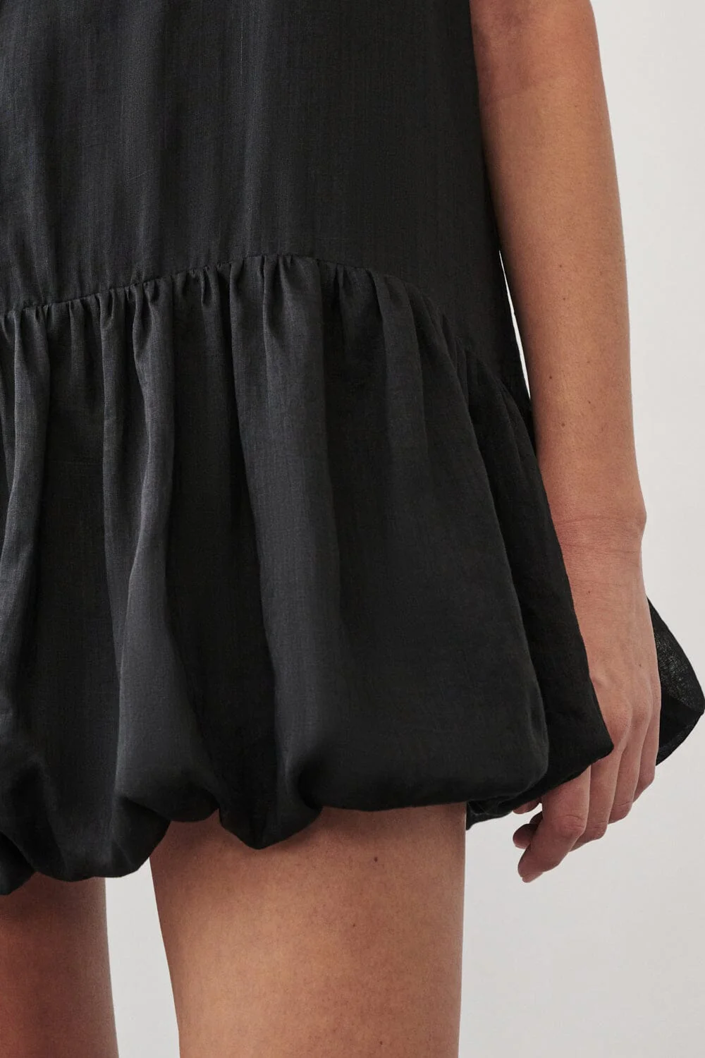 ARLO BLACK RAMIE BUBBLE MINI DRESS - Image 5