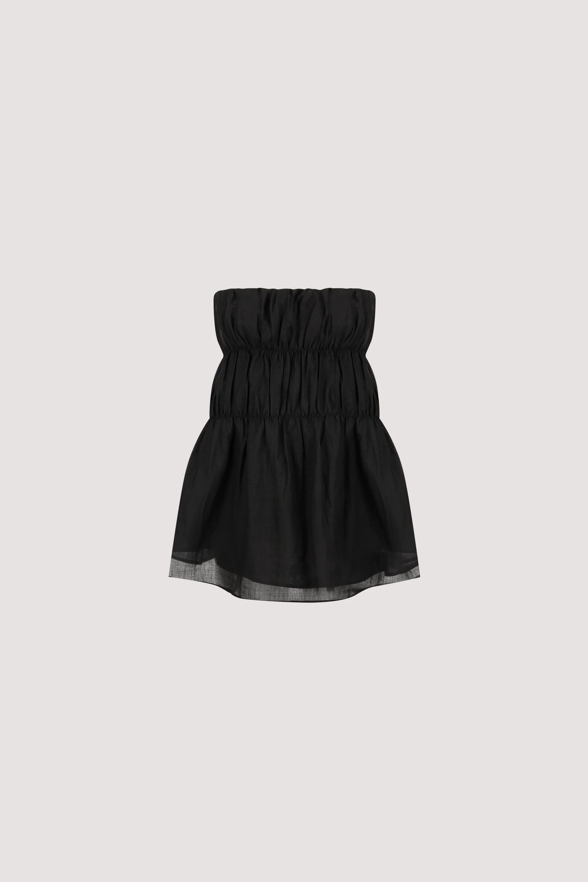 ARTIE BLACK RAMIE STRAPLESS TOP - Image 6