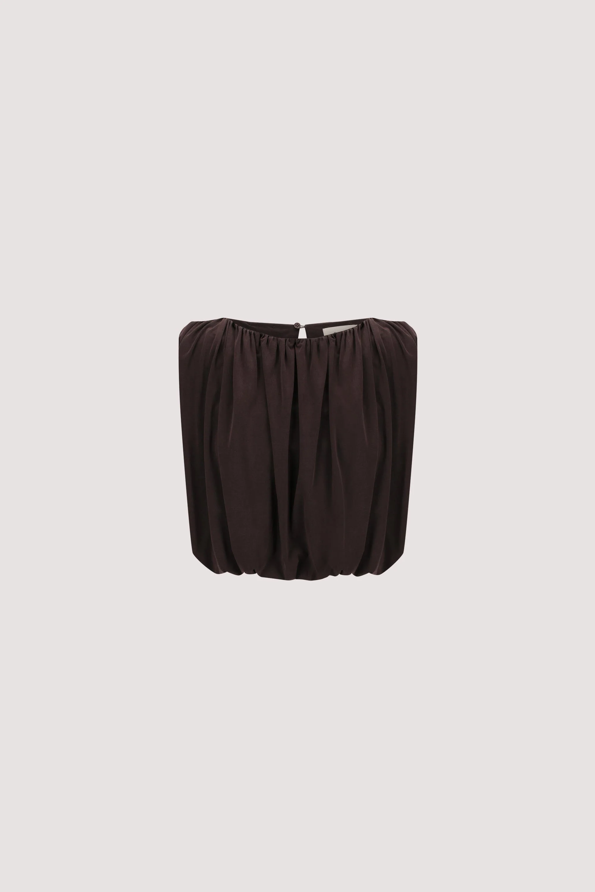 AVA BURNT CHOC SLEEVELESS MODAL BLEND TOP - Image 8