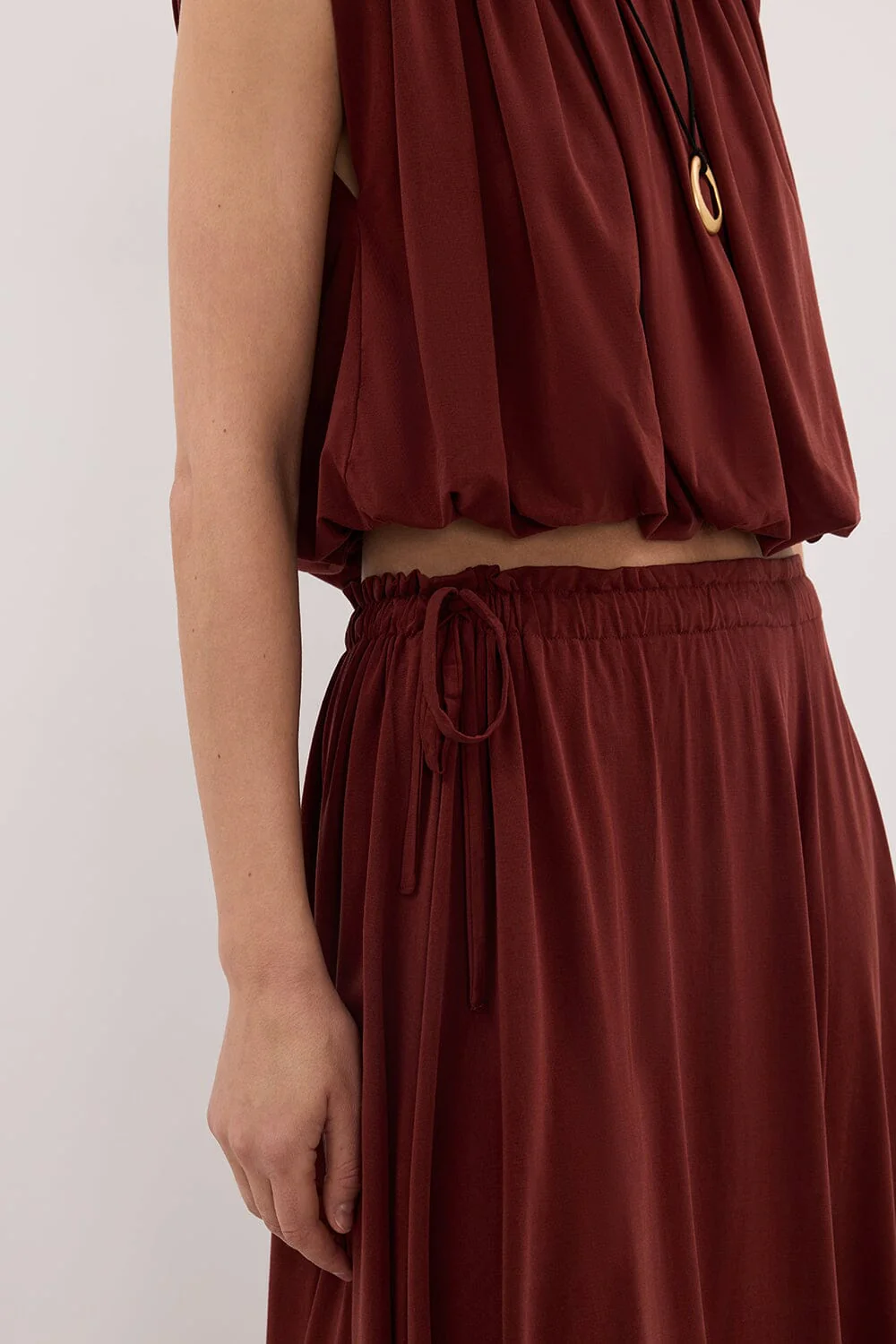AVA SAHARA MODAL BLEND MIDI SKIRT - Image 5