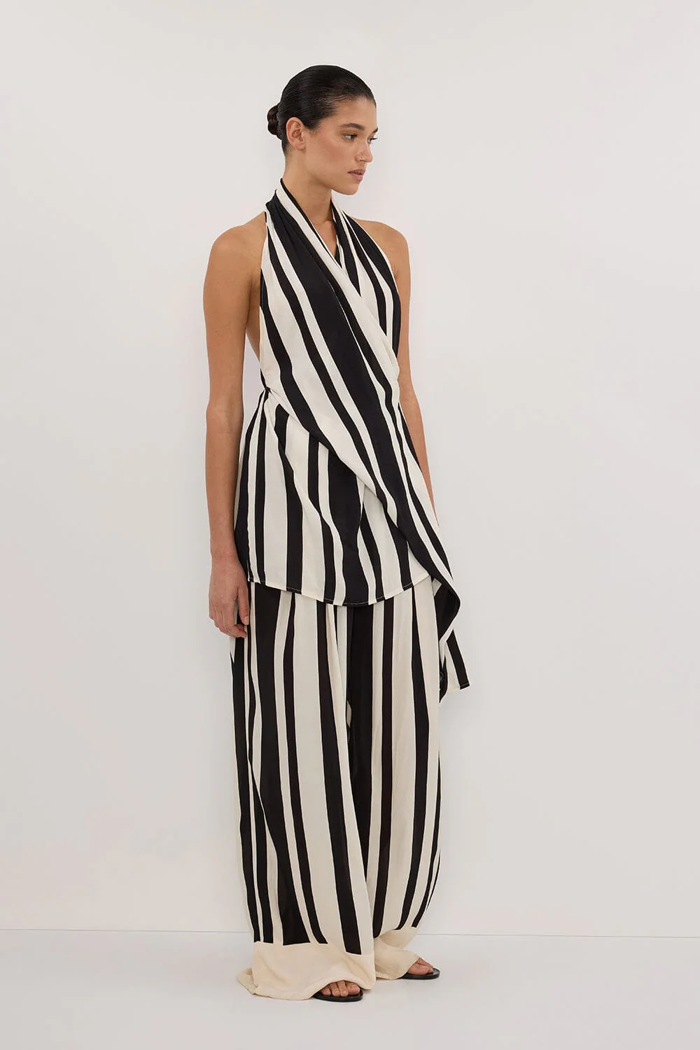 BEAU BLACK STRIPE PANT - Image 4