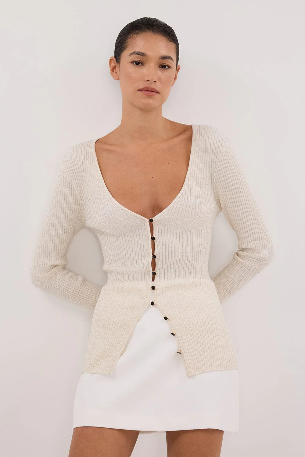 BLAIR NATURAL LONG SLEEVE KNIT TOP - Image 6