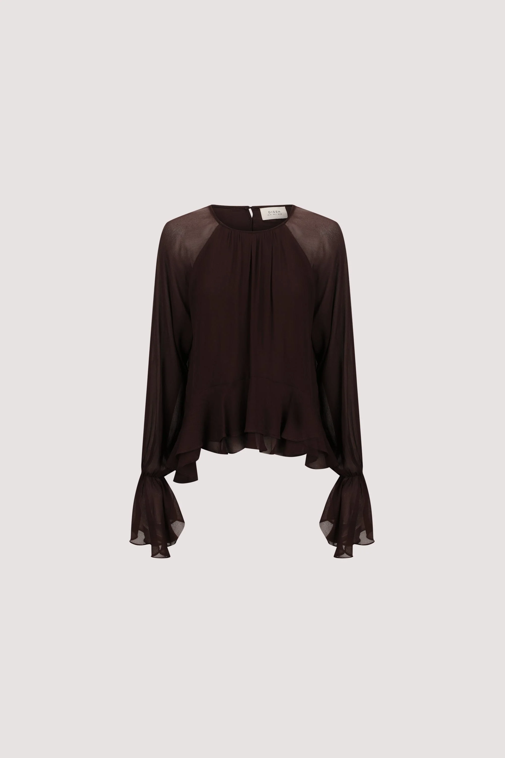 BODHI DARK CHOC LONG SLEEVE TOP - Image 7