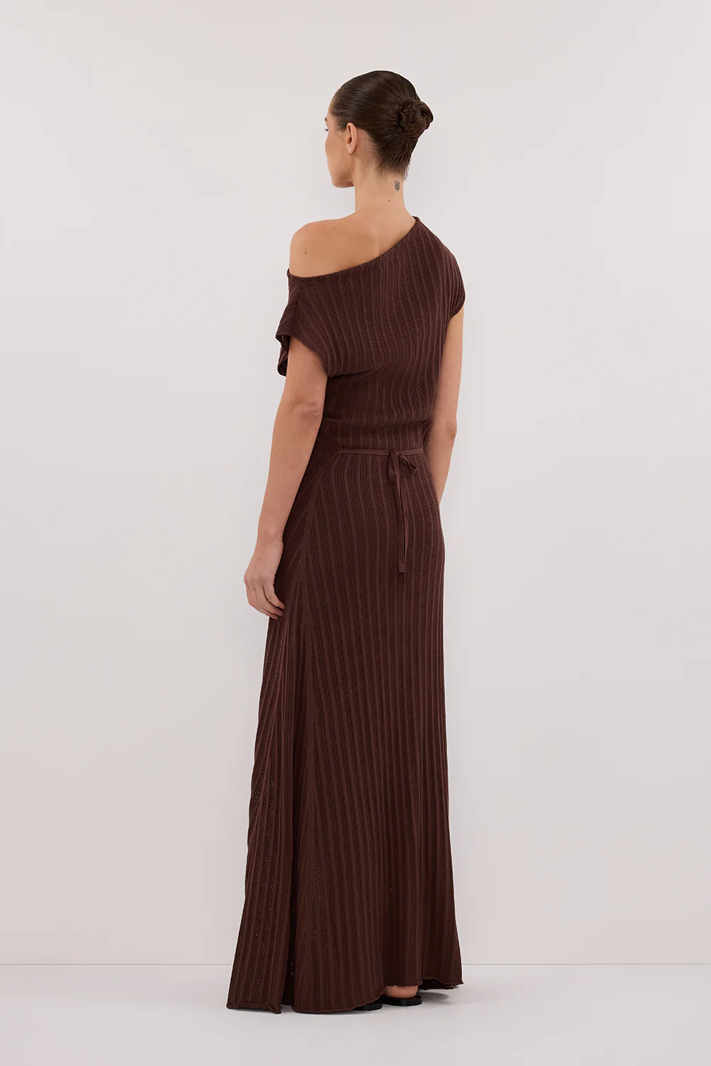 BOWIE WALNUT KNIT MAXI DRESS - Image 4