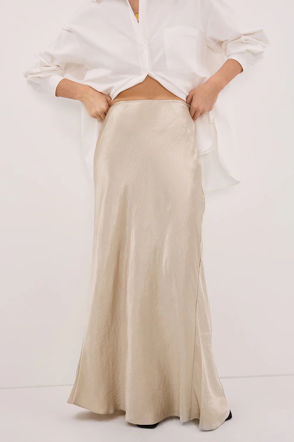 BREANNA PUMICE JACQUARD MAXI SKIRT - Image 5
