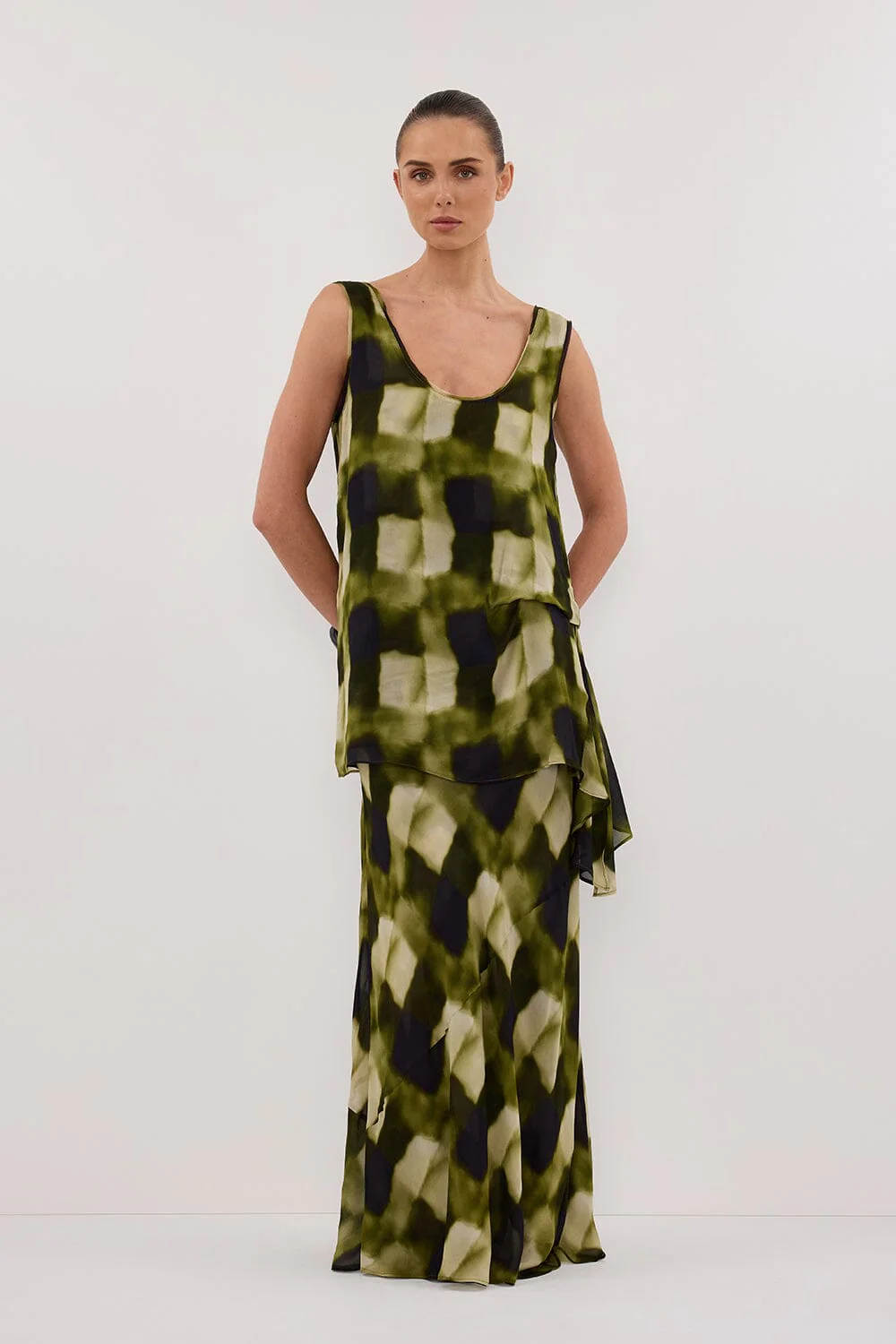 BRONX MOSS MIDI SKIRT - Image 4