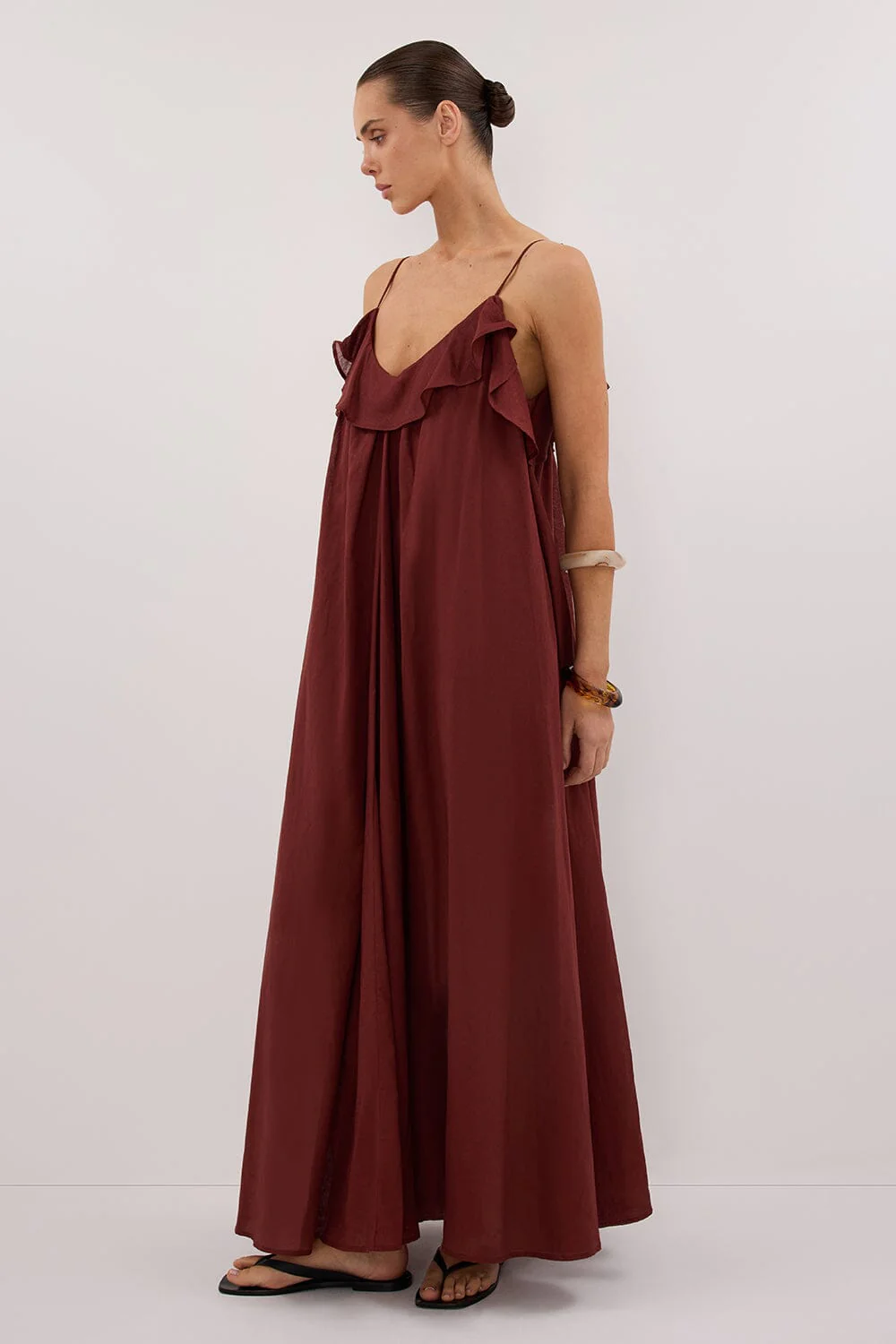 CAPRI SAHARA LINEN BLEND MAXI DRESS - Image 6