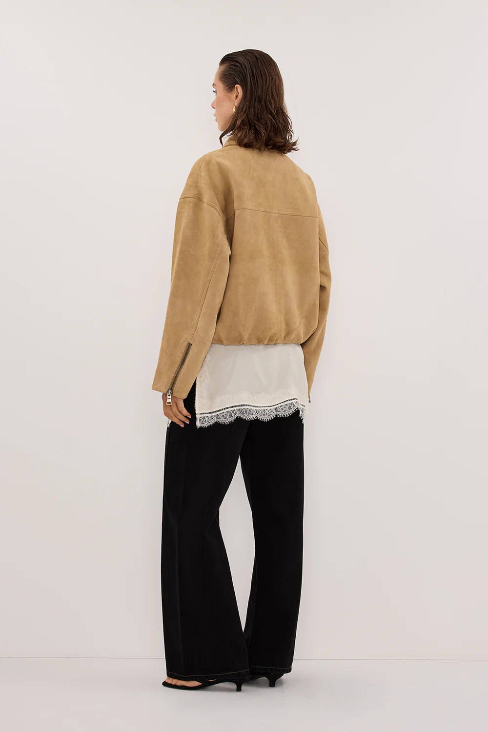 CARSON JET BLACK WIDE LEG JEAN - Image 4