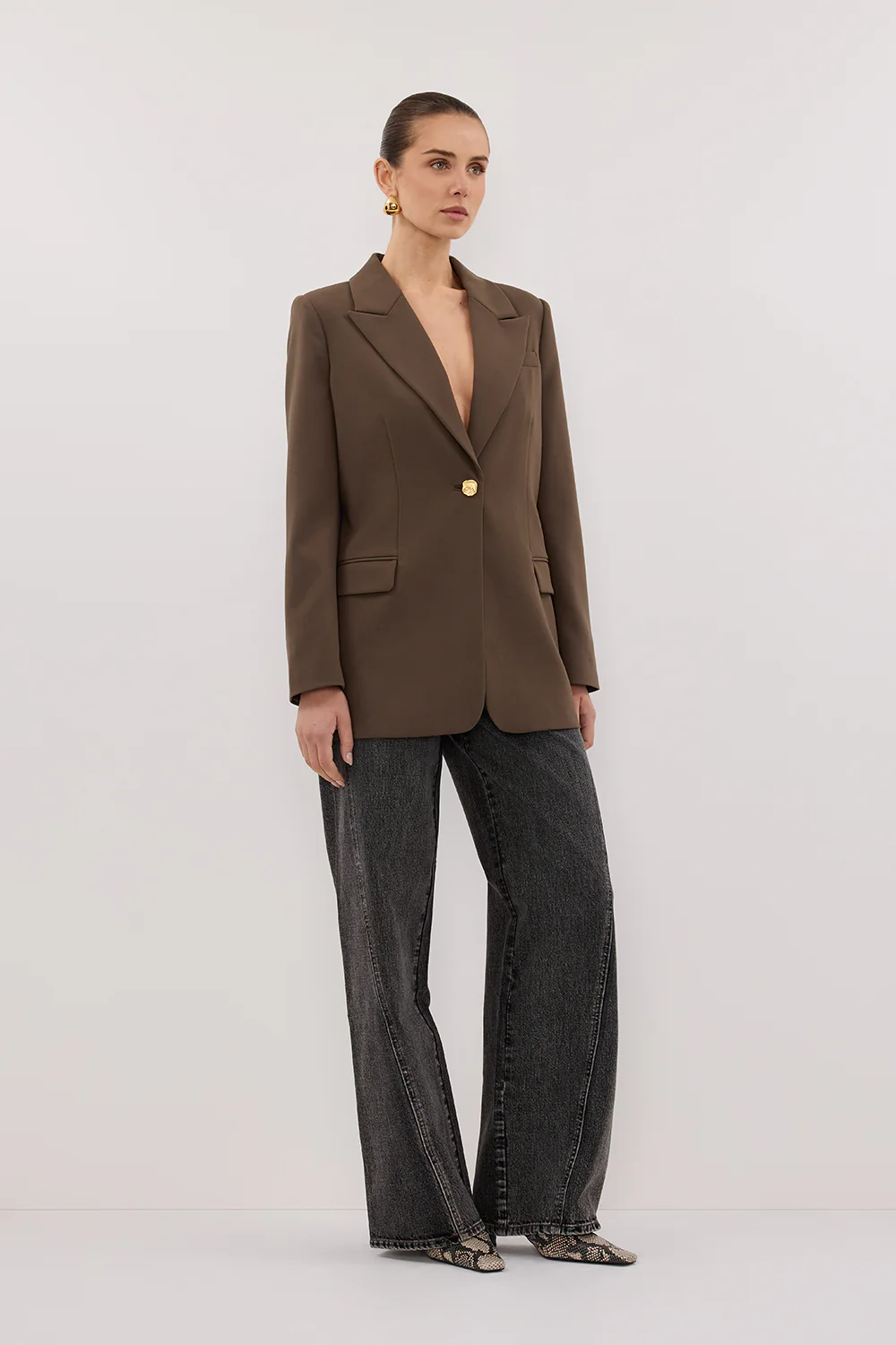 COHEN CLOVER CINCHED BLAZER - Image 3