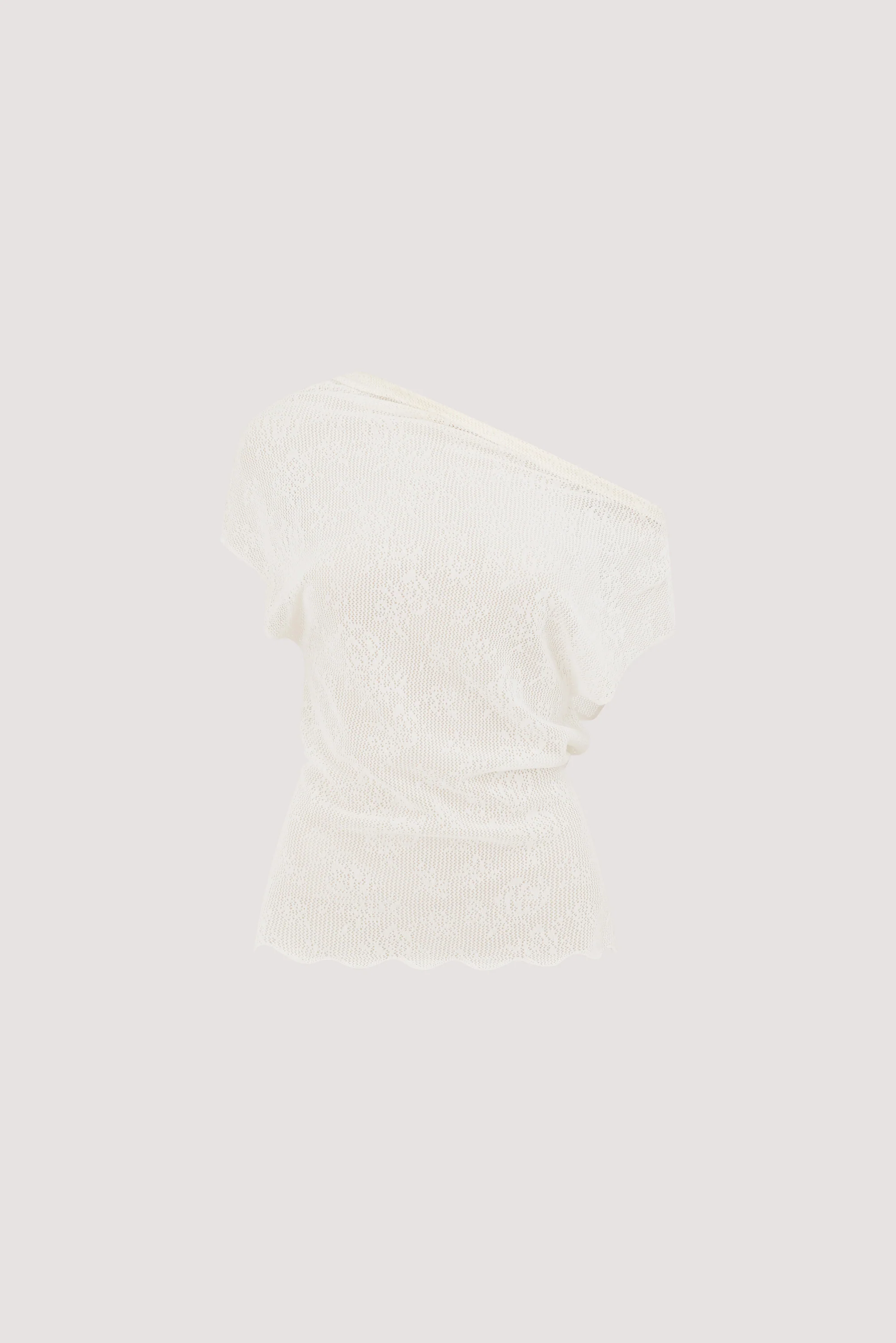 DELIA OFF WHITE LACE OFF SHOULDER TOP - Image 6