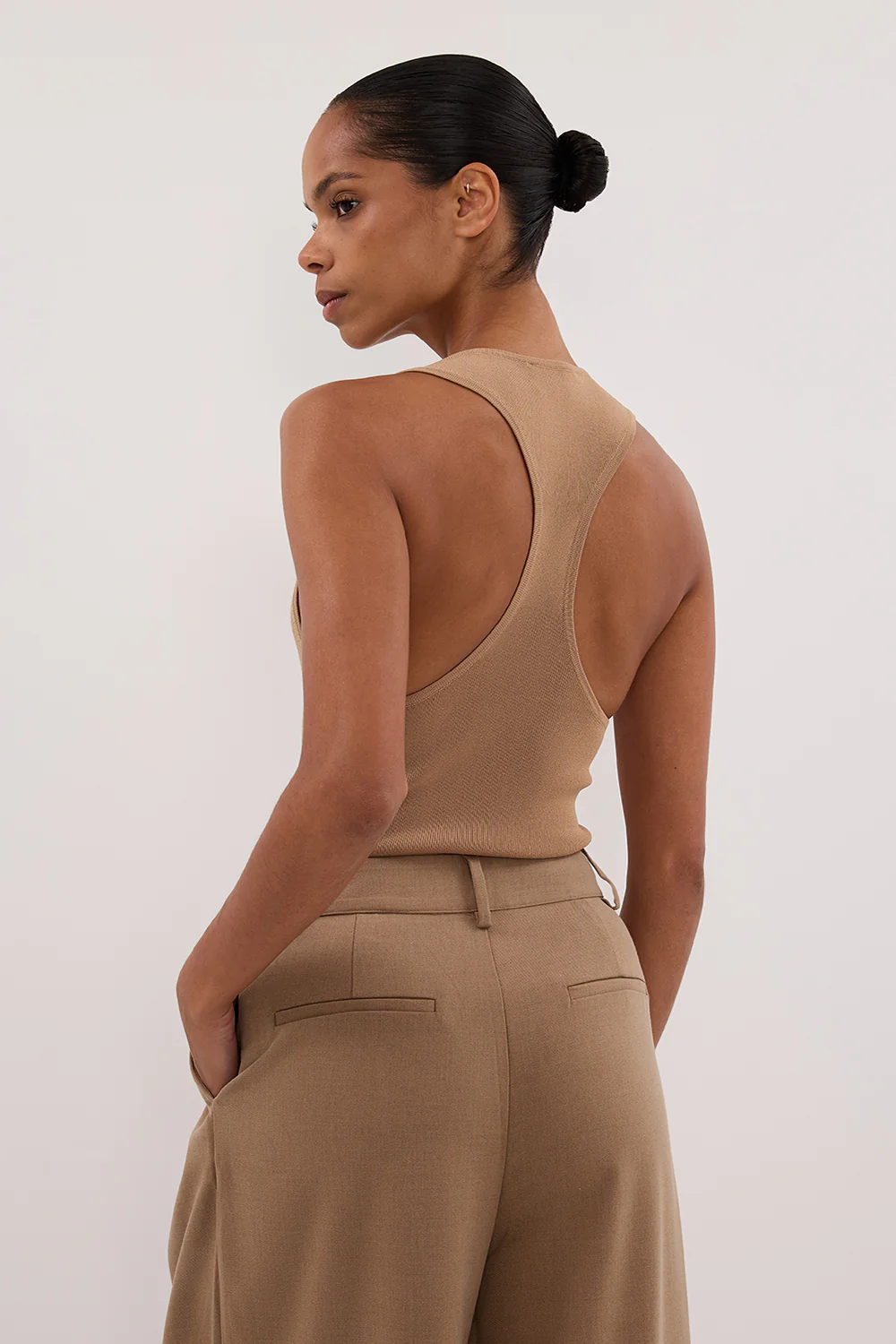 DEVIN TAN RACER KNIT TANK - Image 6