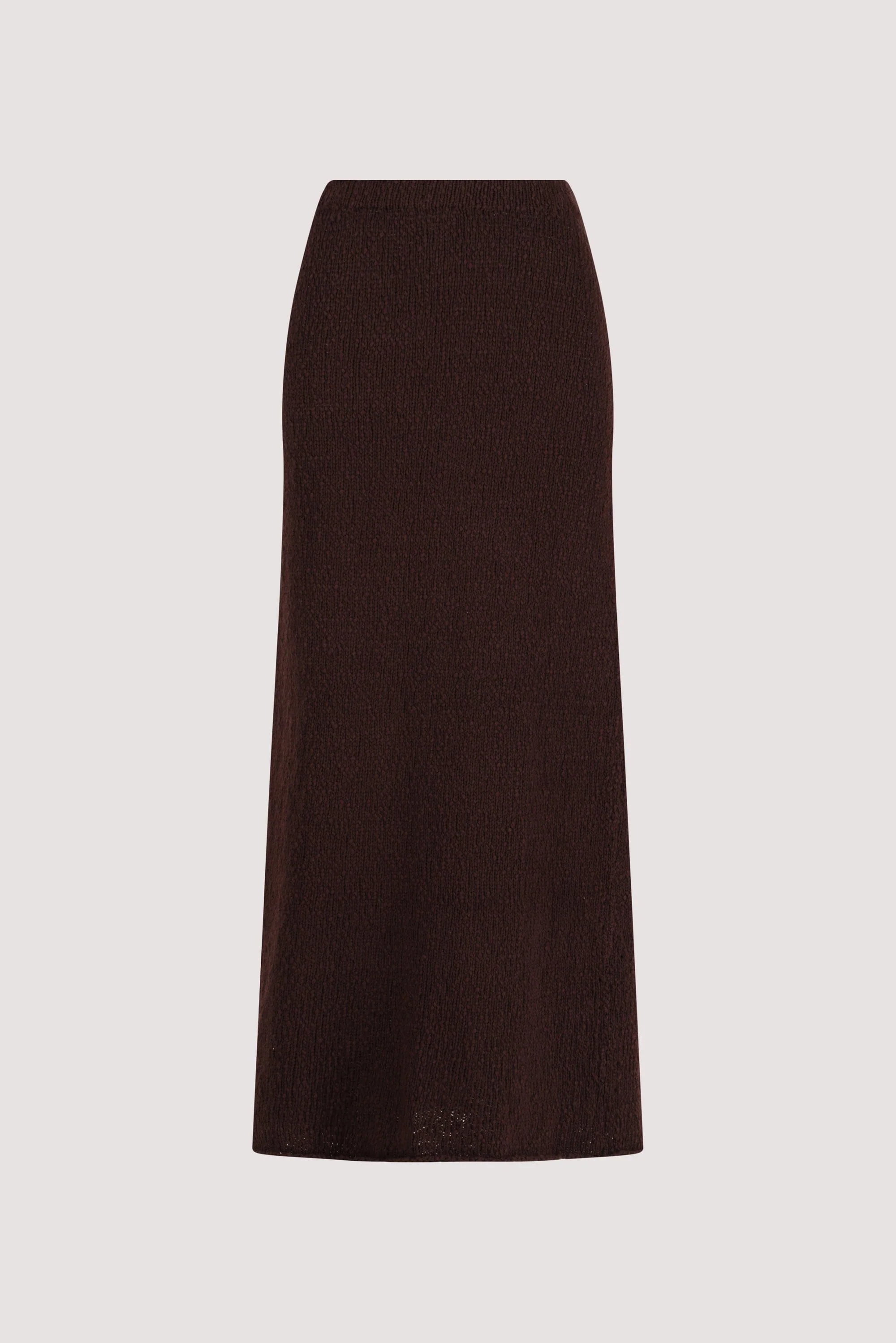 DINA CHOC KNIT MIDI SKIRT - Image 8