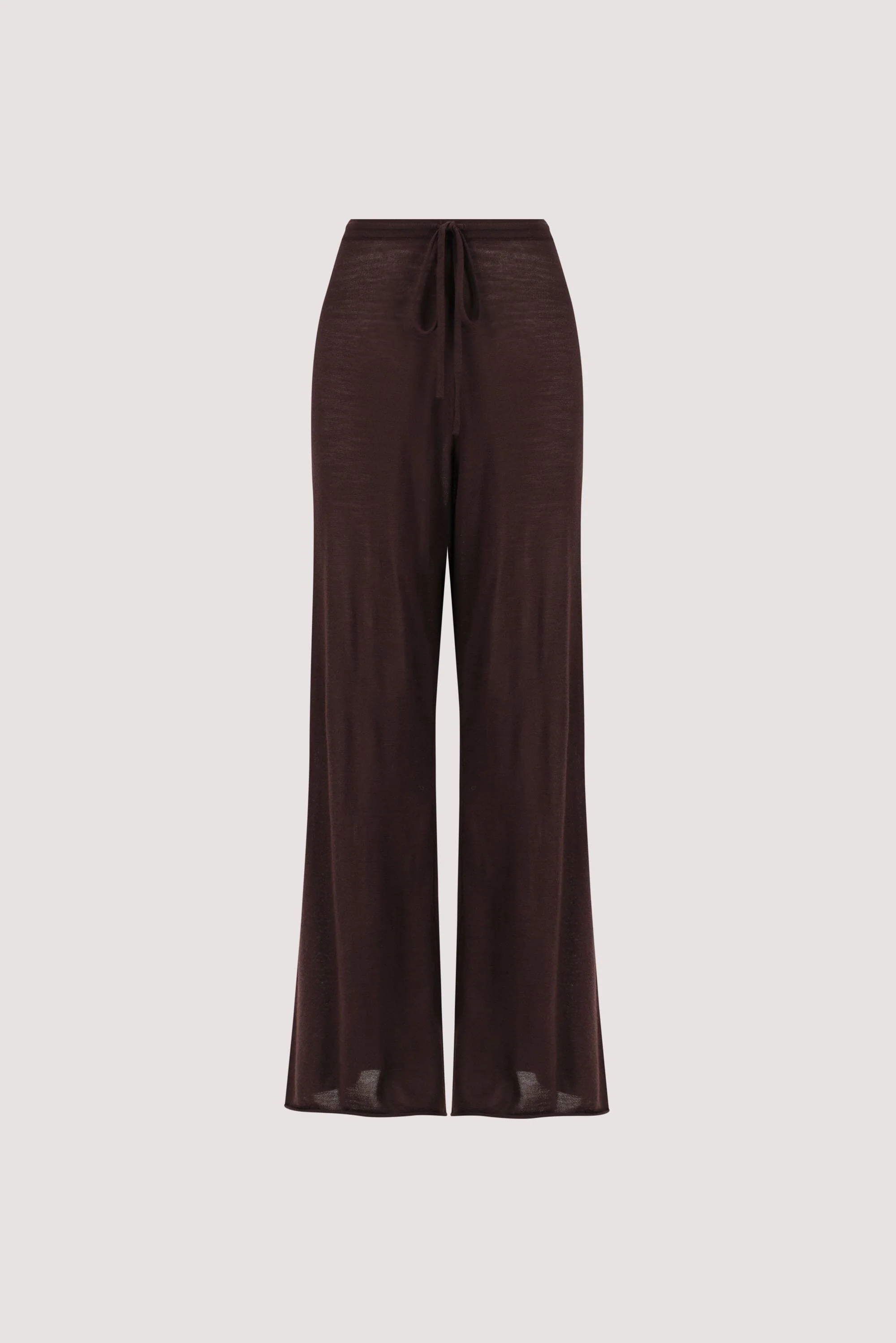 DUKE BITTER CHOC MERINO KNIT PANTS - Image 7