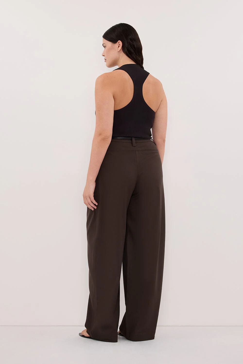EDEN BITTER CHOC TAILORED PANT - Image 7