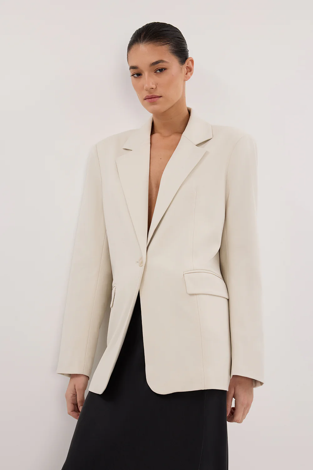 EDEN PLASTER OVERSIZED BOXY BLAZER - Image 2