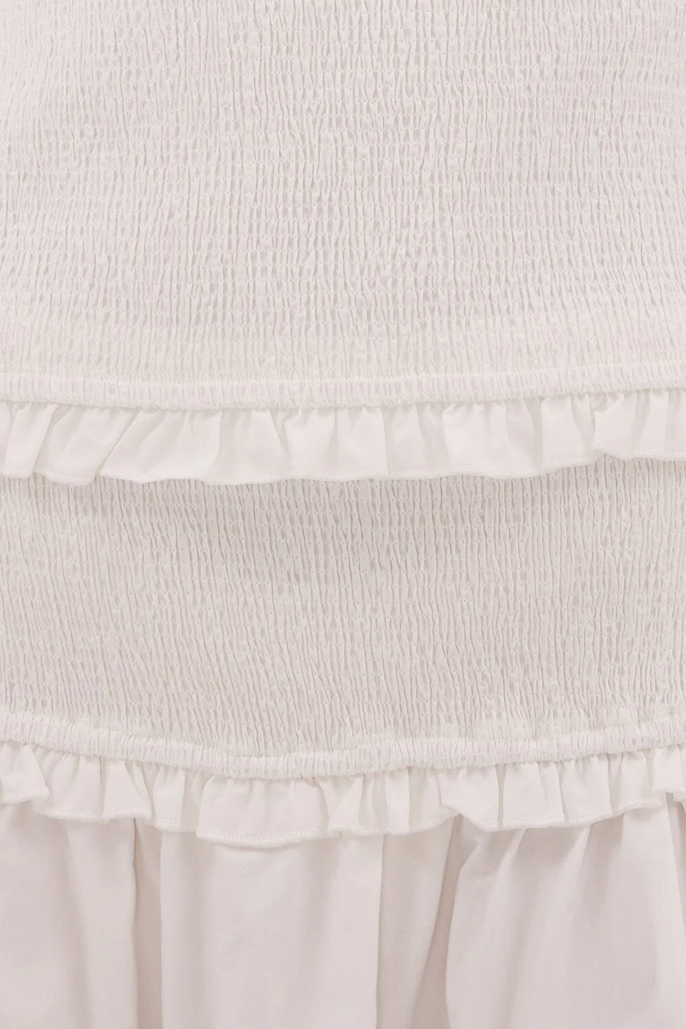 EDIE WHITE COTTON MIDI SKIRT - Image 5
