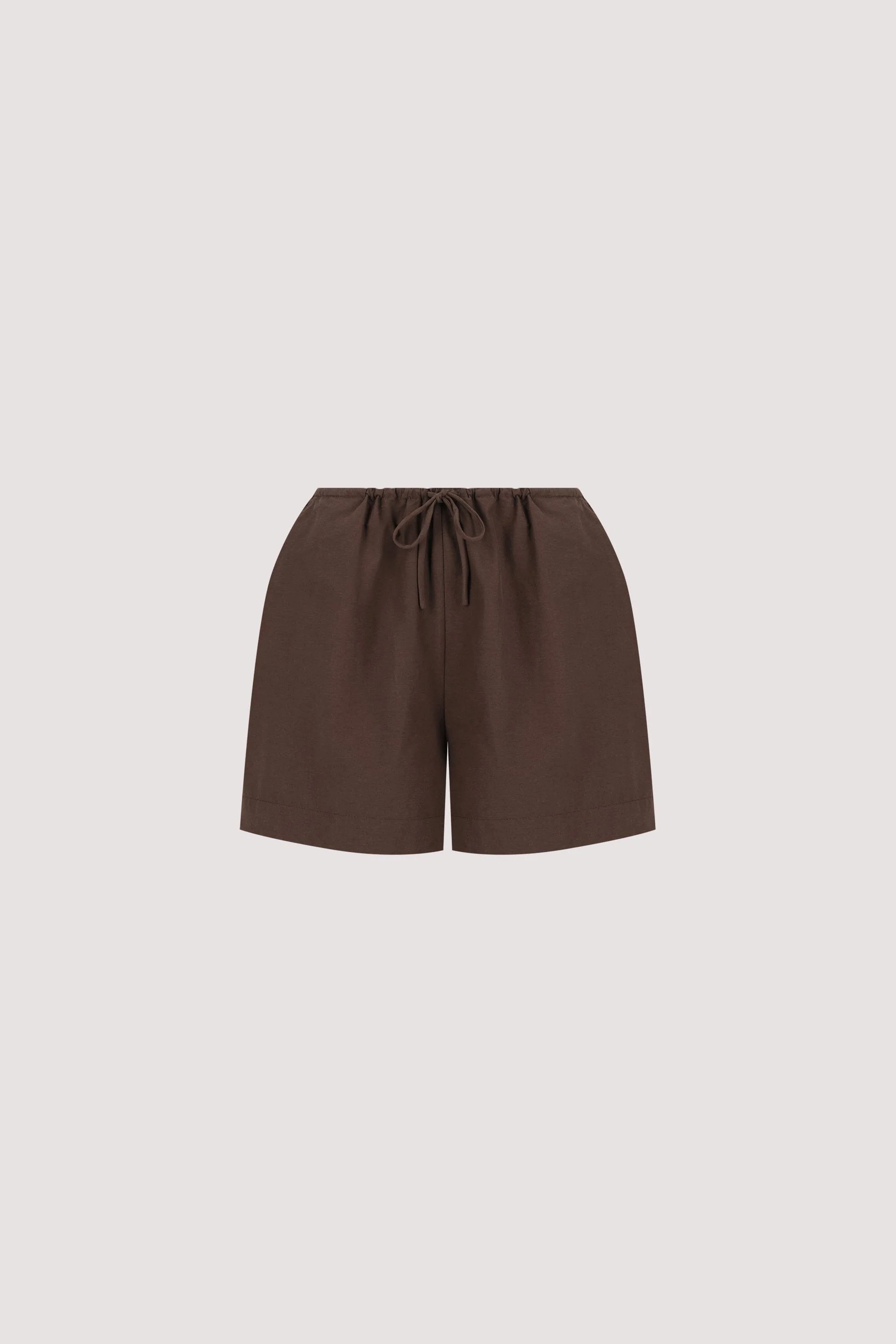 ELARA CHOCOLATE DRAWSTRING SHORT - Image 6