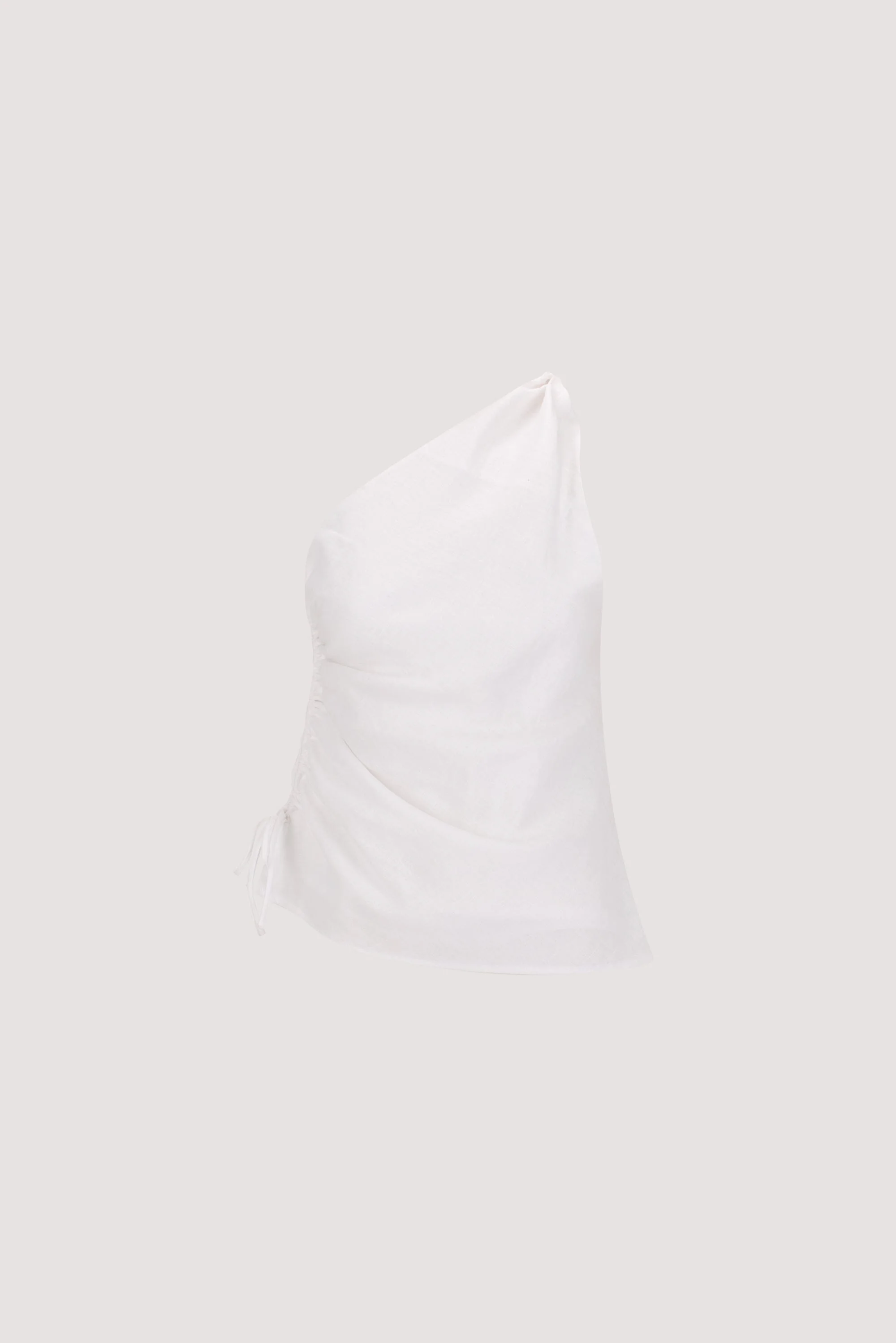 FINNY WHITE SLEEVELESS LINEN TOP - Image 6