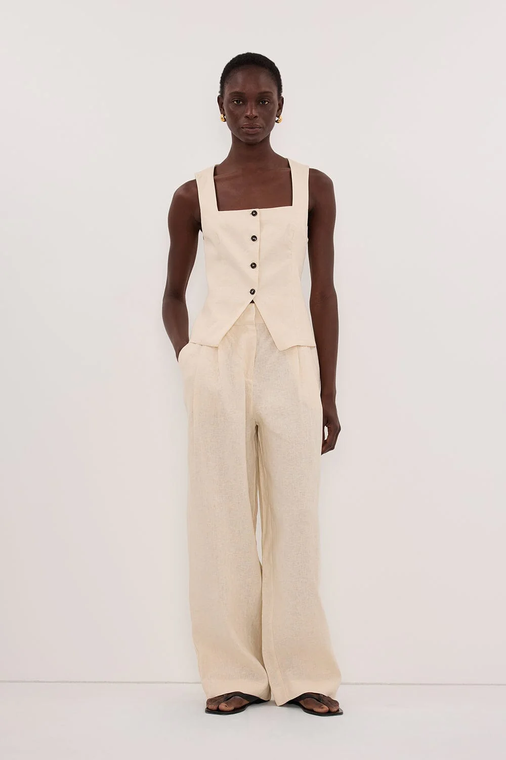 FRAN SANDSTONE LINEN PANT - Image 6