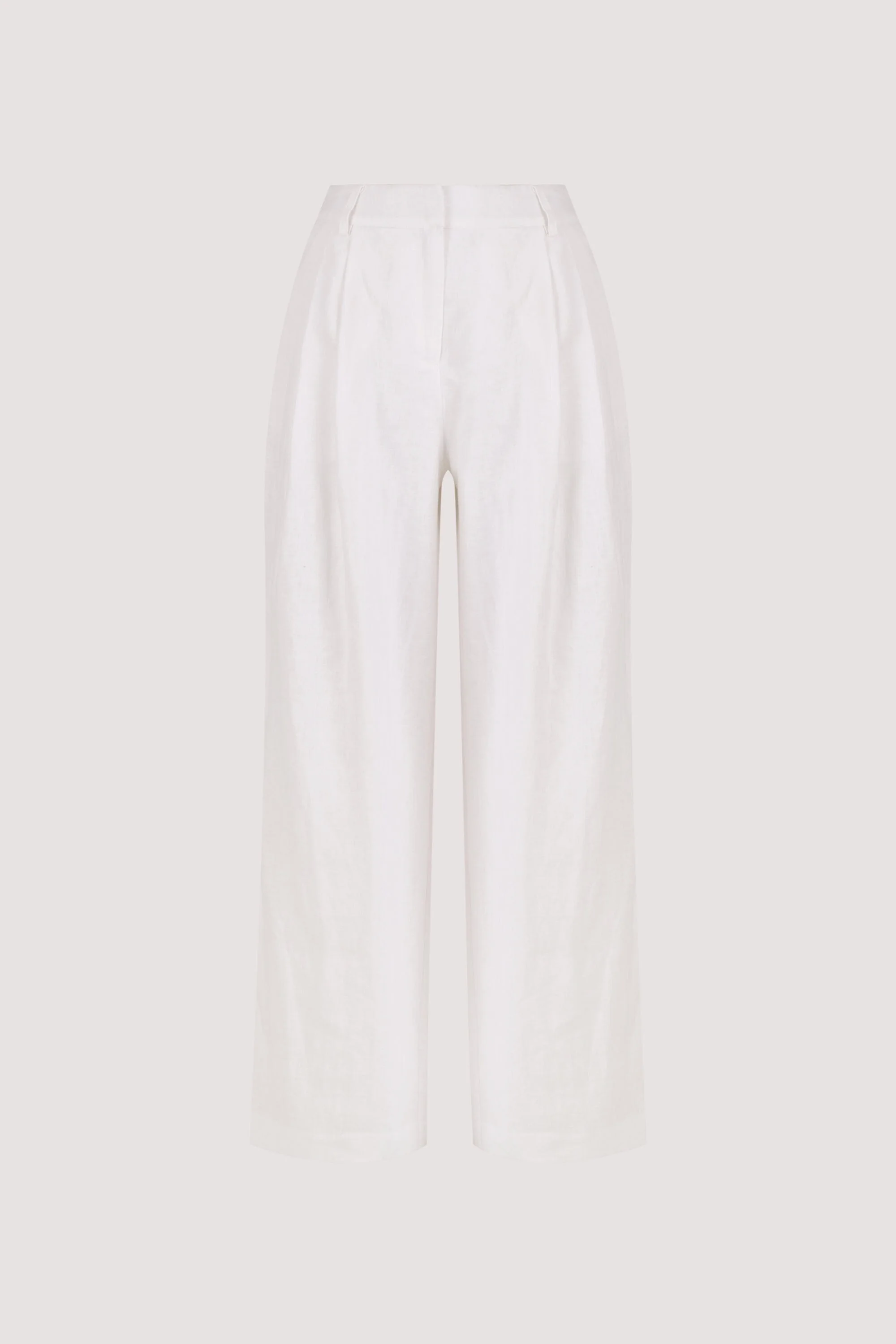 FRAN WHITE LINEN PANT - Image 8