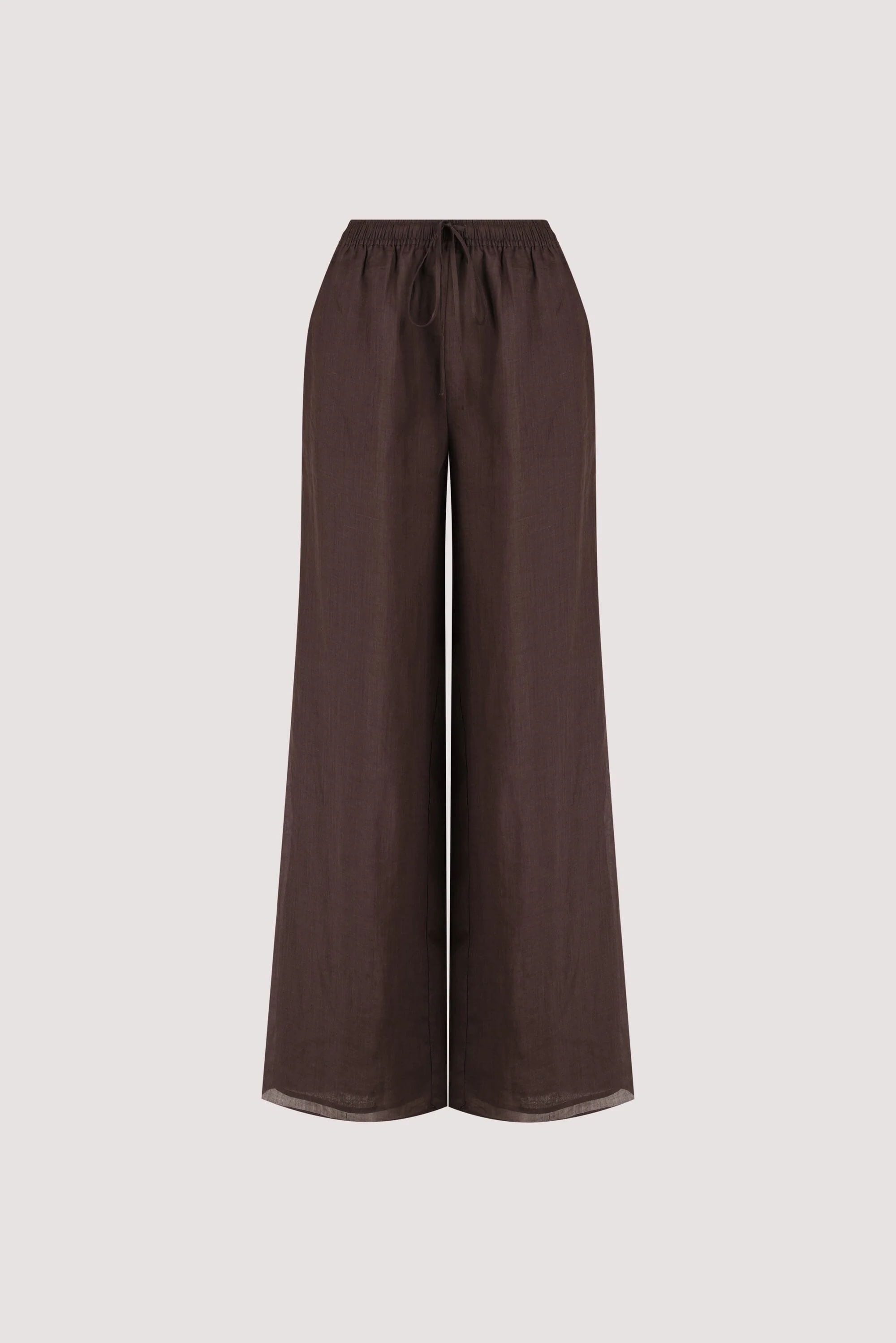 GINNY DARK CHOC RAMIE PANT - Image 6