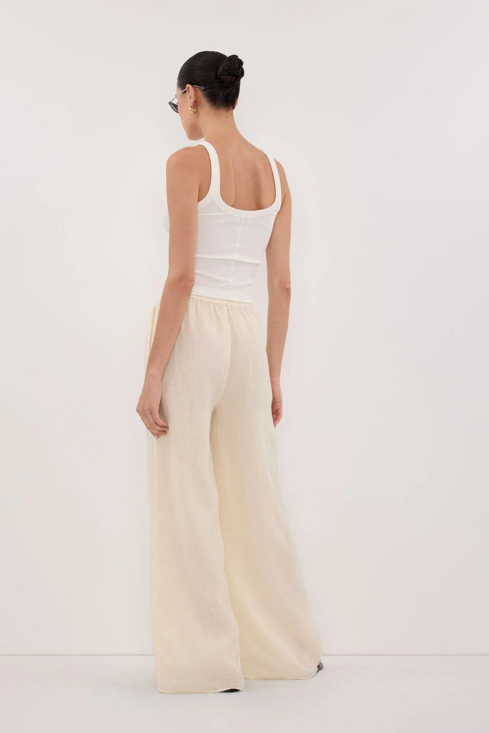 GINNY STRAW RAMIE PANT - Image 4