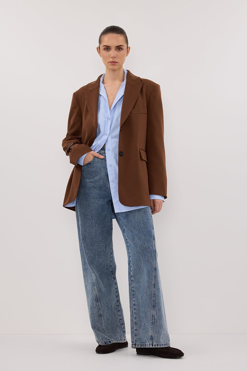 HARLEY RUST BOYFRIEND BLAZER - Image 5