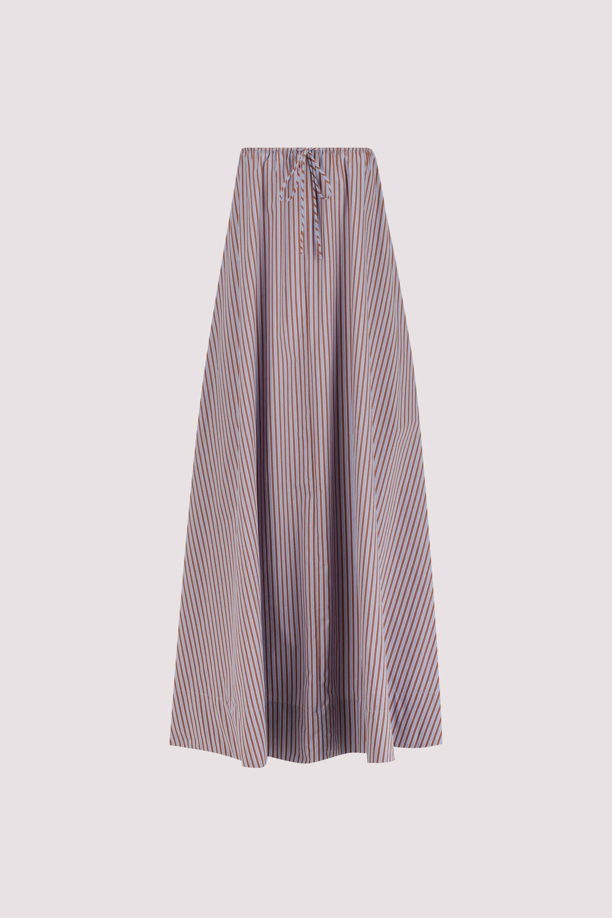 HARRI STRIPE STRAPLESS MIDI DRESS - Image 7
