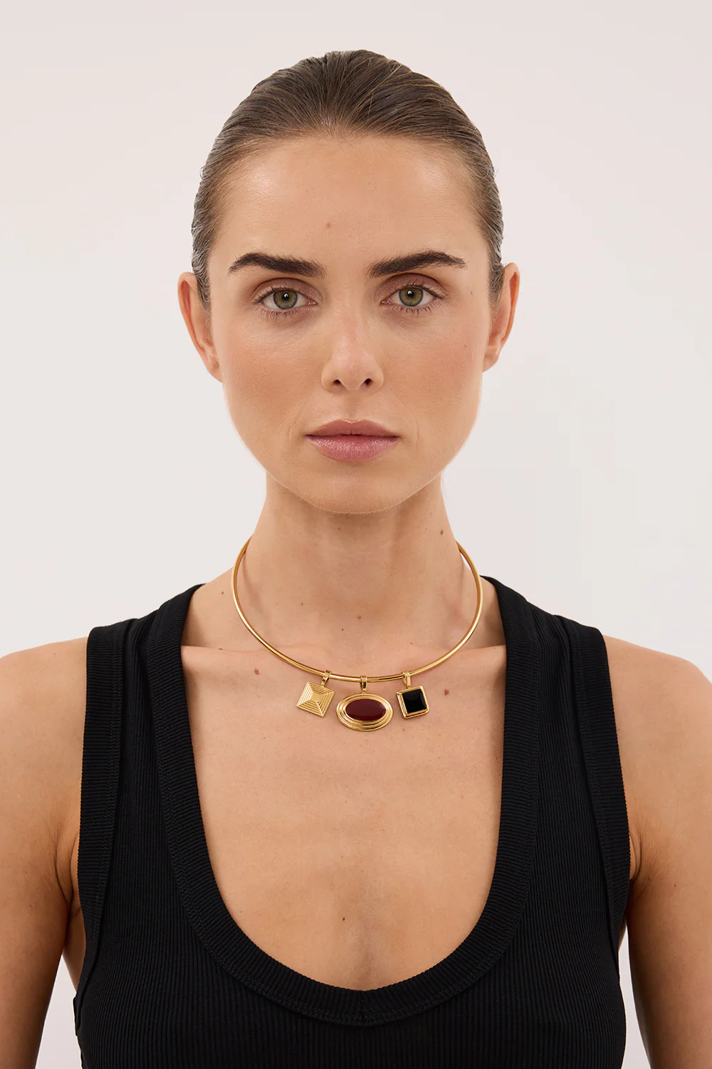 HEAVEN MAYHEM SOLENE CHOKER NECKLACE GOLD - Image 3