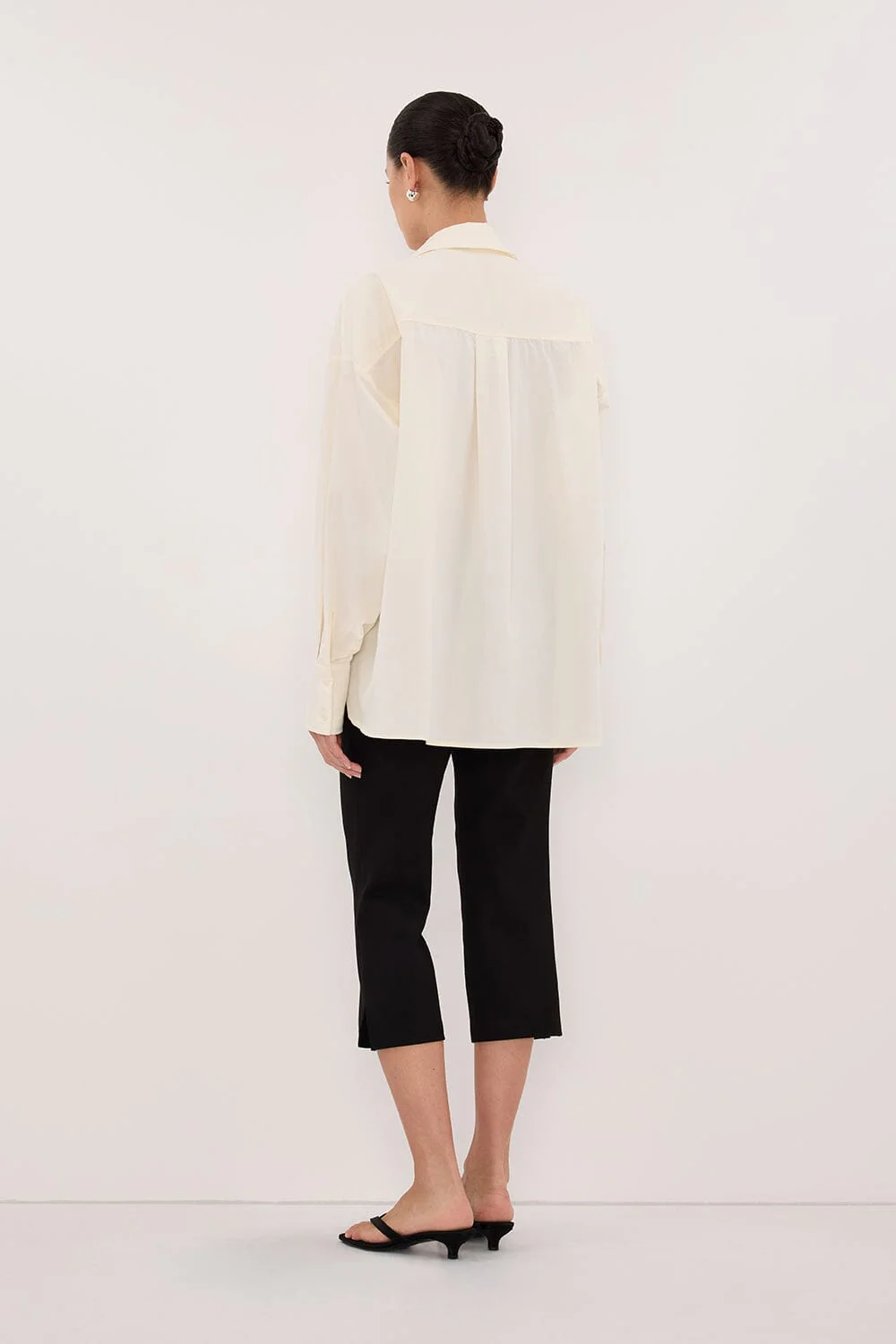 IRENE BUTTER LONG SLEEVE NOTCH COLLAR SHIRT - Image 4