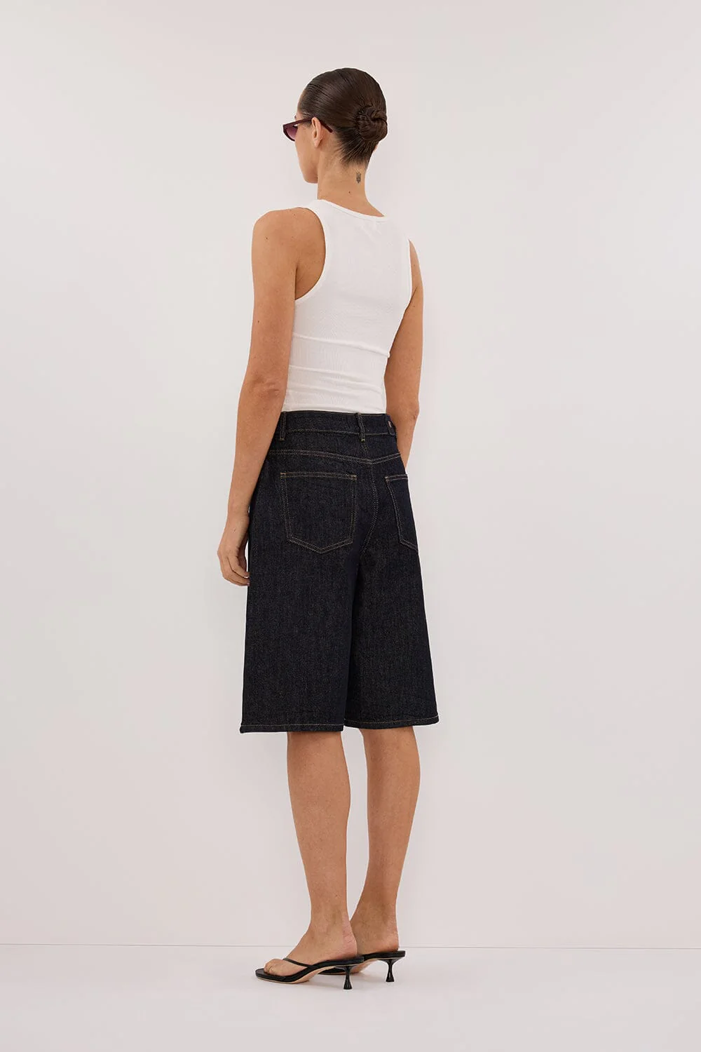 JACK RAW INDIGO DENIM BERMUDA SHORT - Image 4