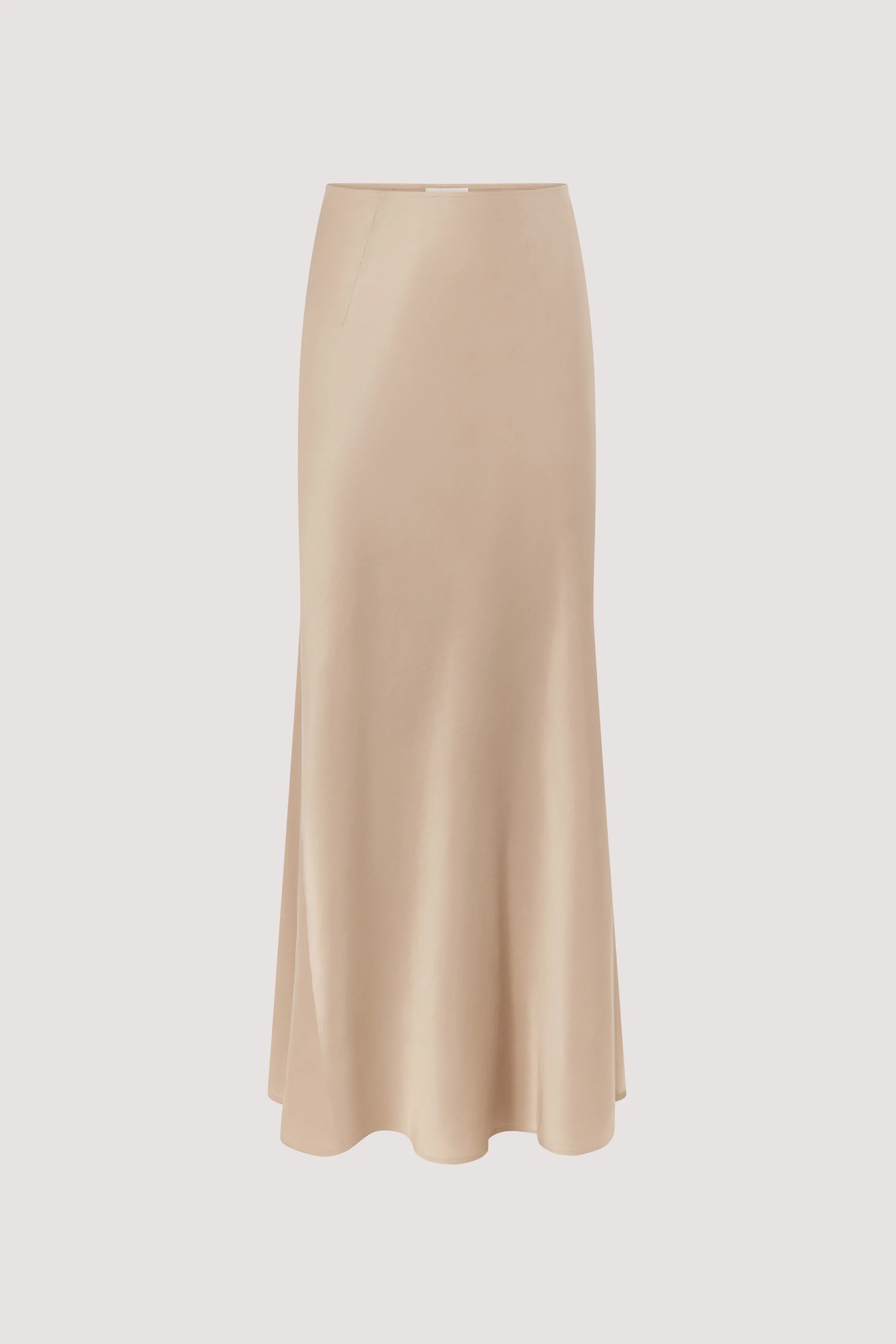 JULIETTE GOLD SILK MIDI SKIRT - Image 5