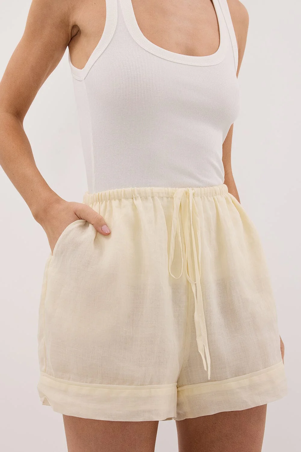 KAI STRAW RAMIE SHORT - Image 5