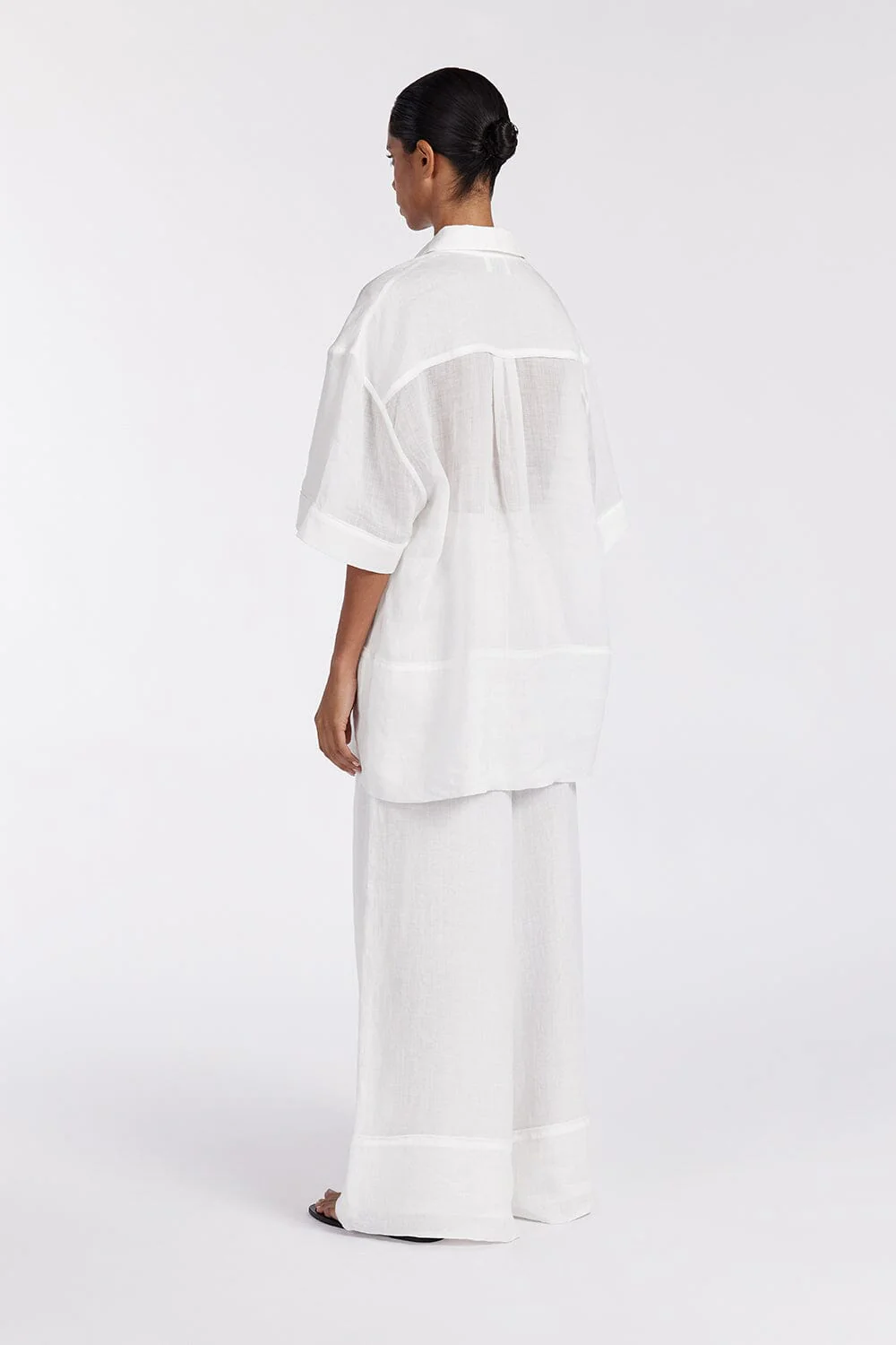 KAI WHITE RAMIE RESORT PANT - Image 4