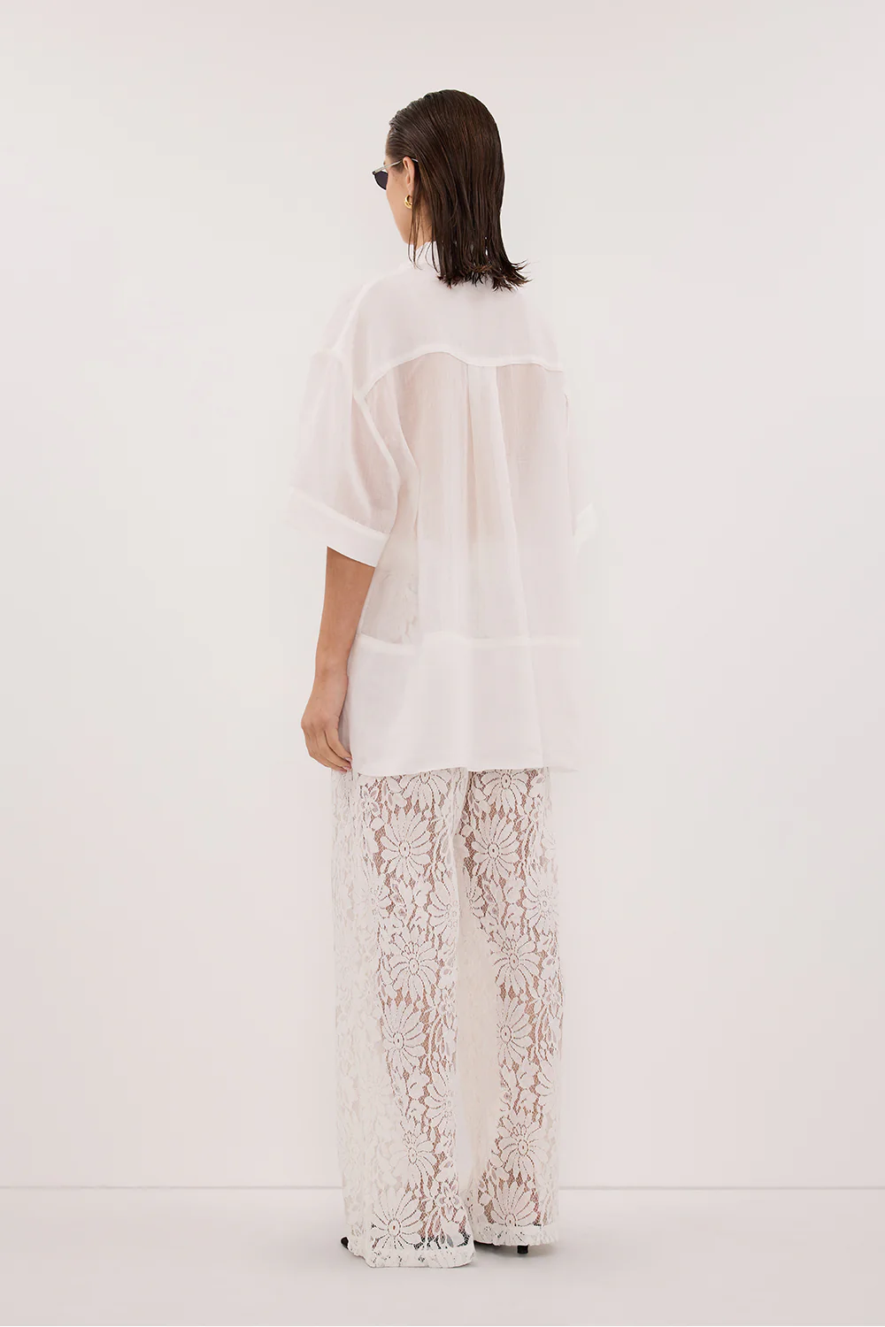 KAI WHITE RAMIE RESORT SHIRT - Image 4