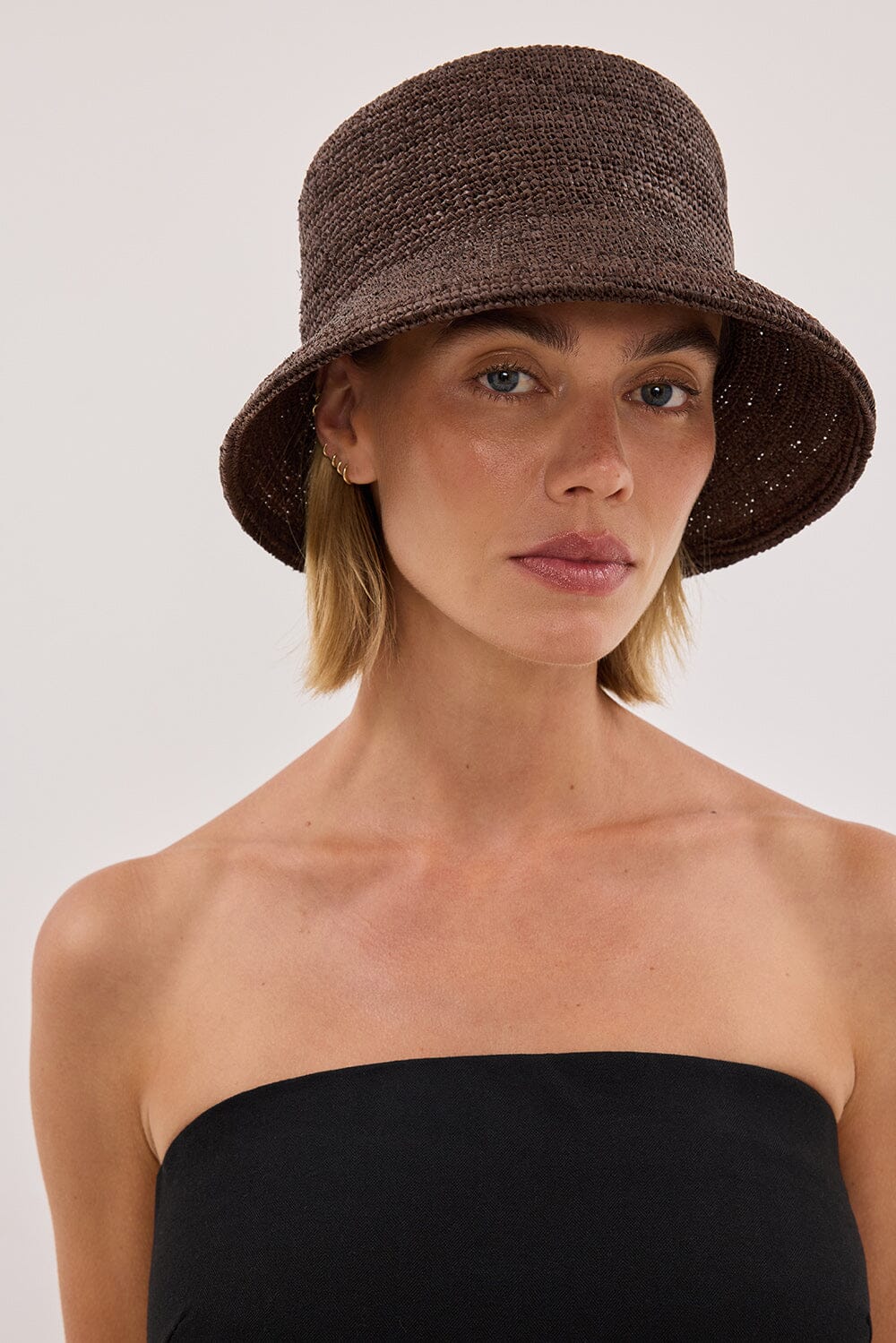 LACK OF COLOUR CHOC INCA BUCKET HAT - Image 3