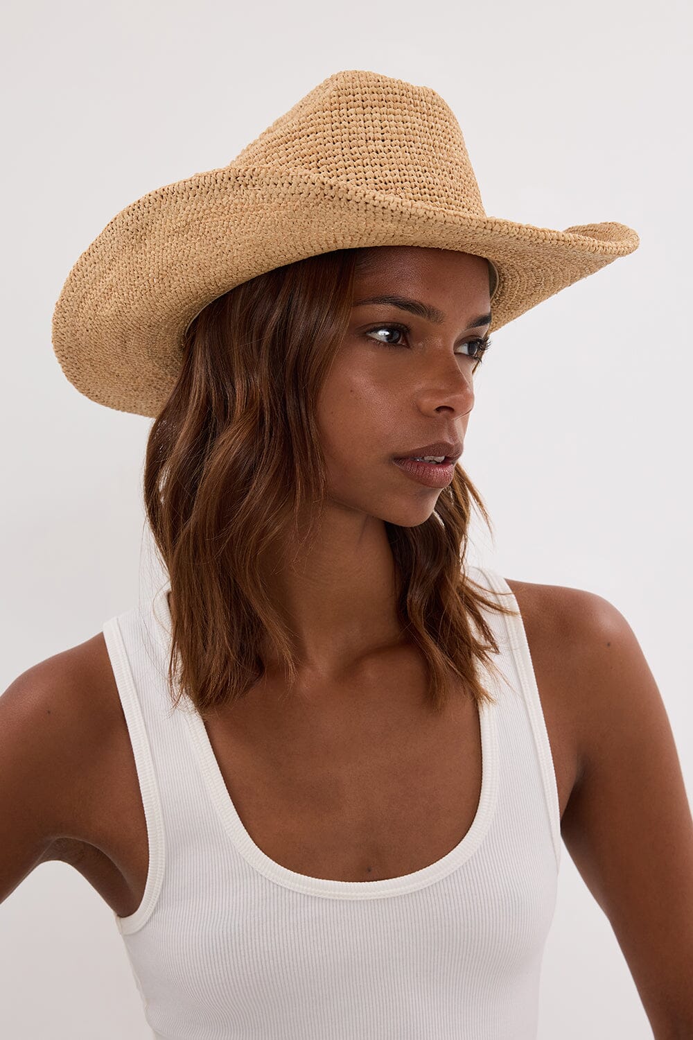 LACK OF COLOR RAFFIA COWBOY NATURAL - Image 2