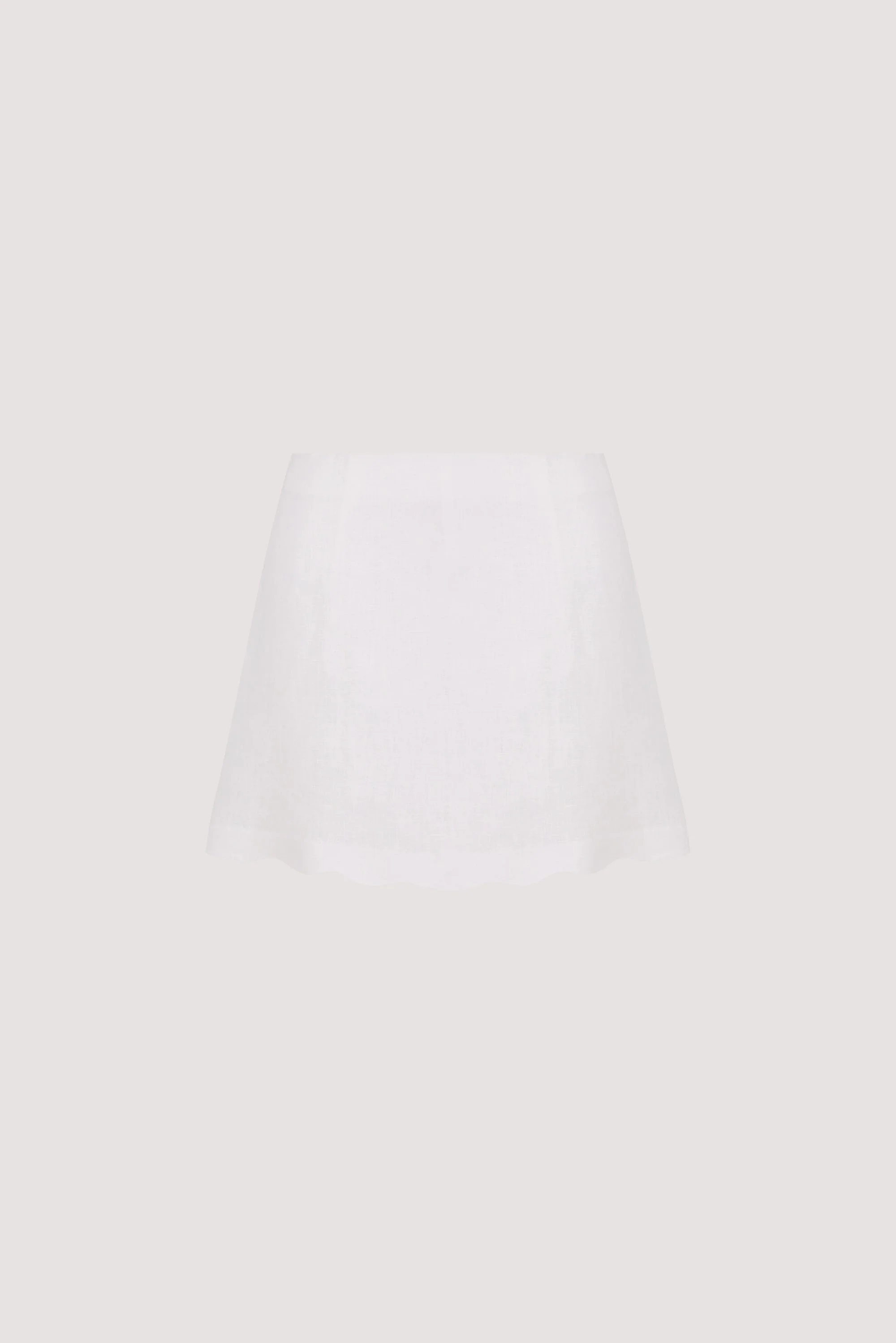 LELA WHITE LINEN SKORT - Image 8